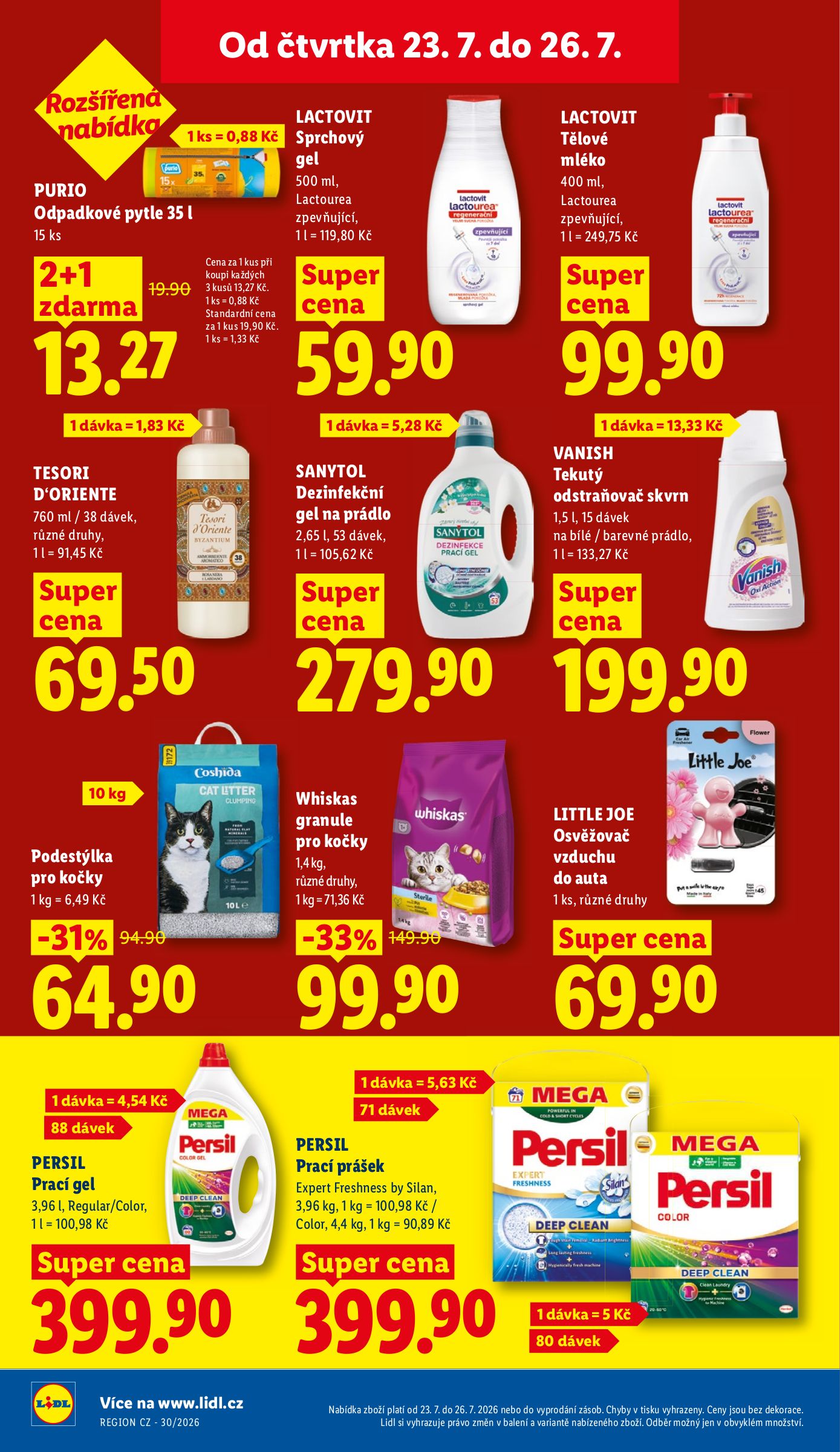 lidl - Lidl leták na příští týden od čtvrtka 23.07.2026 do neděle 26.07.2026 - page: 30