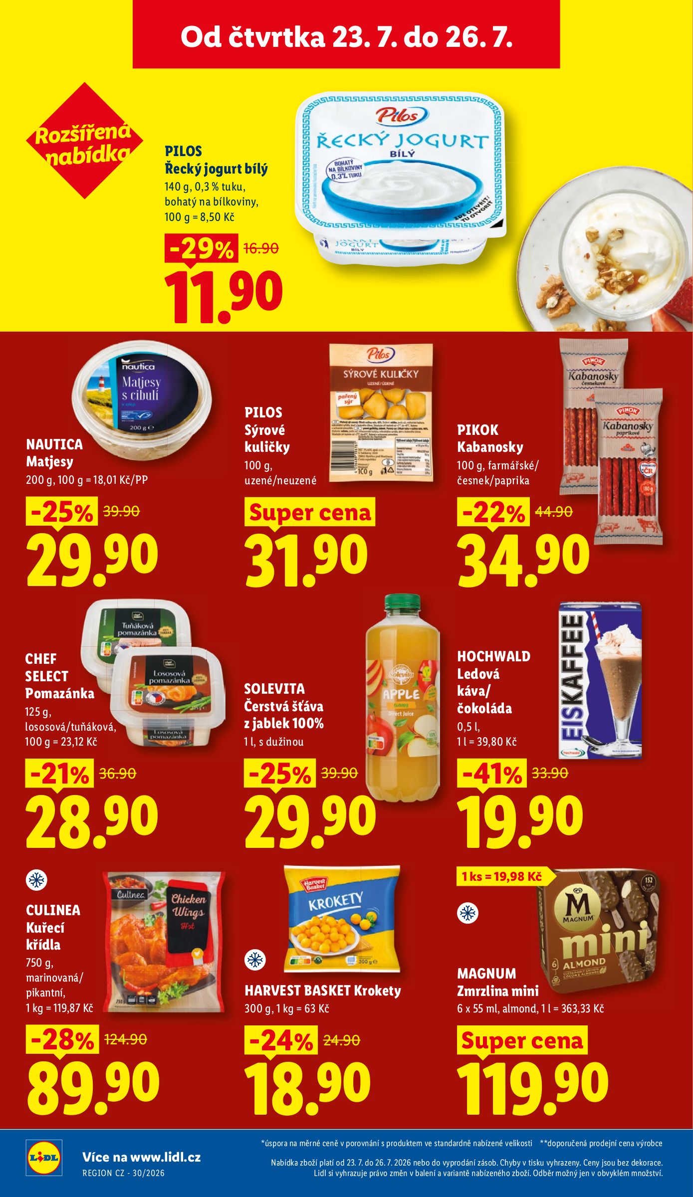 lidl - Lidl leták na příští týden od čtvrtka 23.07.2026 do neděle 26.07.2026 - page: 26