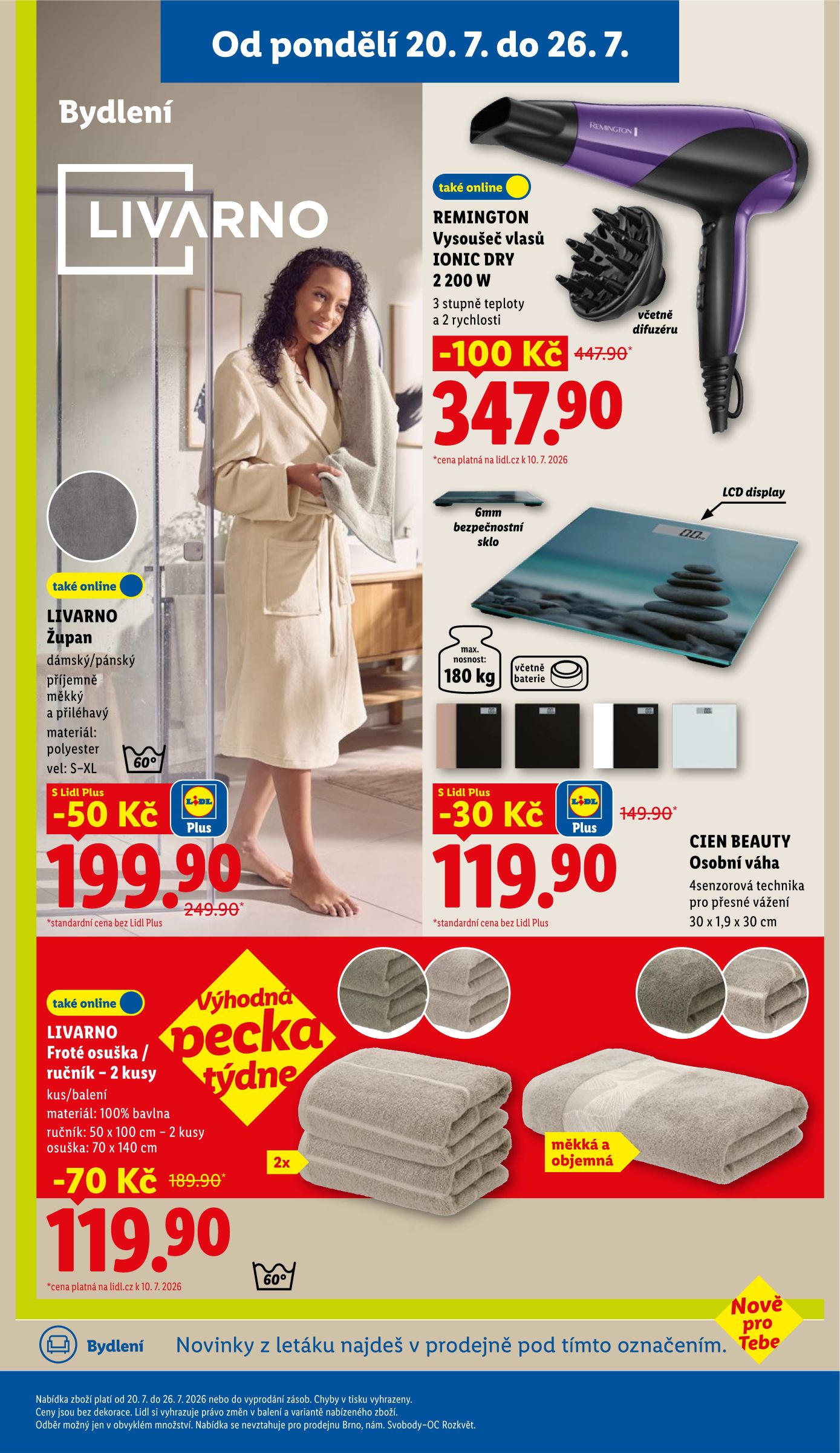 lidl - Lidl leták na příští týden od pondělí 20.07.2026 do středy 22.07.2026 - page: 33