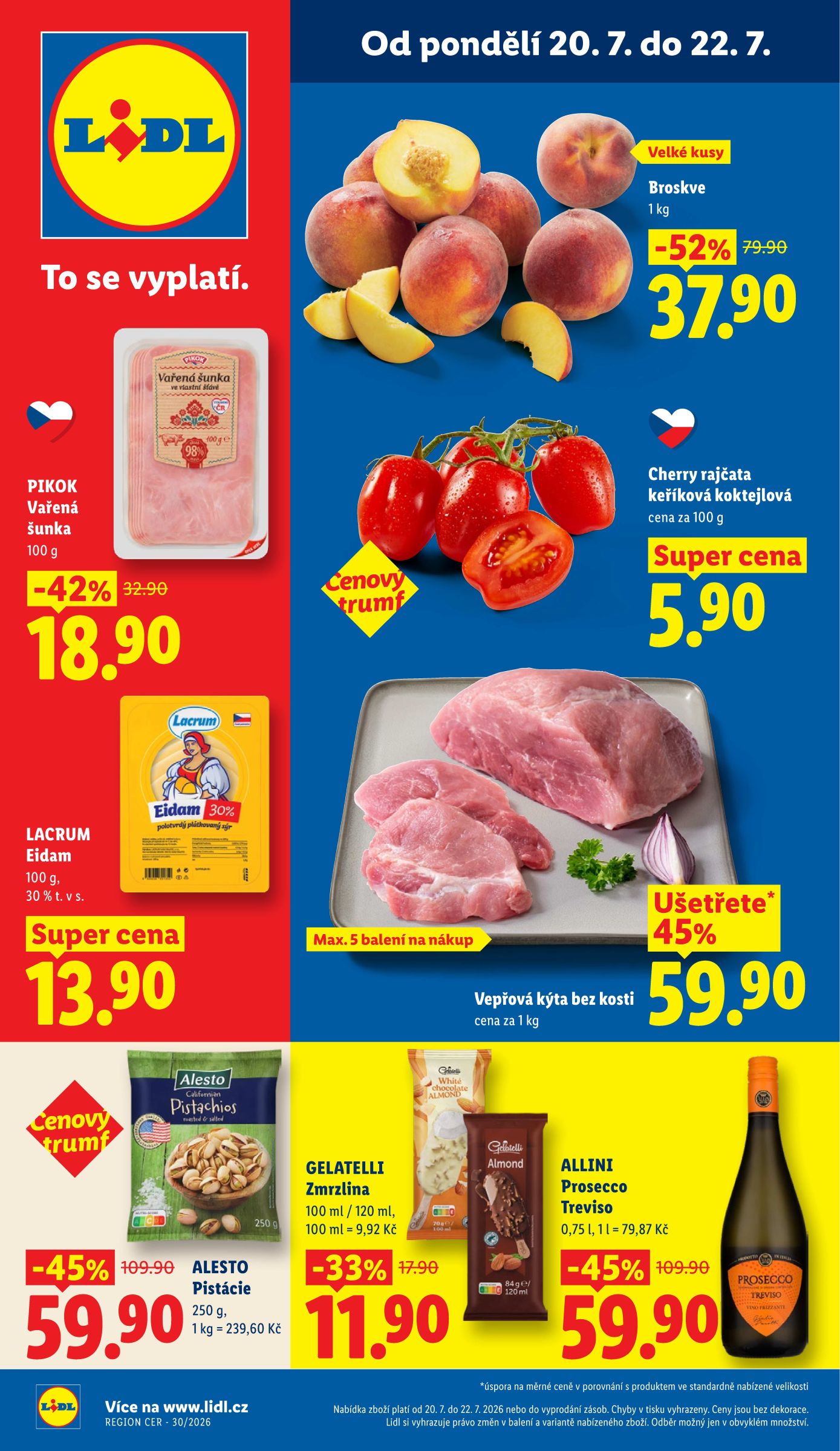 lidl - Lidl leták na příští týden od pondělí 20.07.2026 do středy 22.07.2026