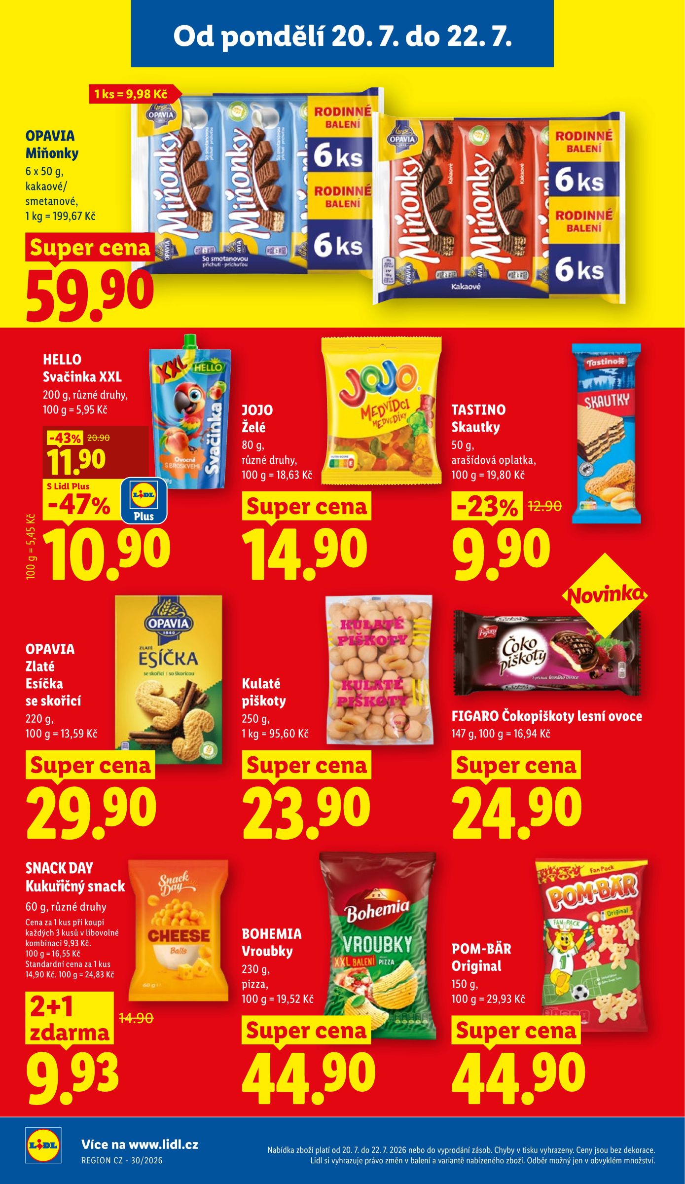 lidl - Lidl leták na příští týden od pondělí 20.07.2026 do středy 22.07.2026 - page: 18