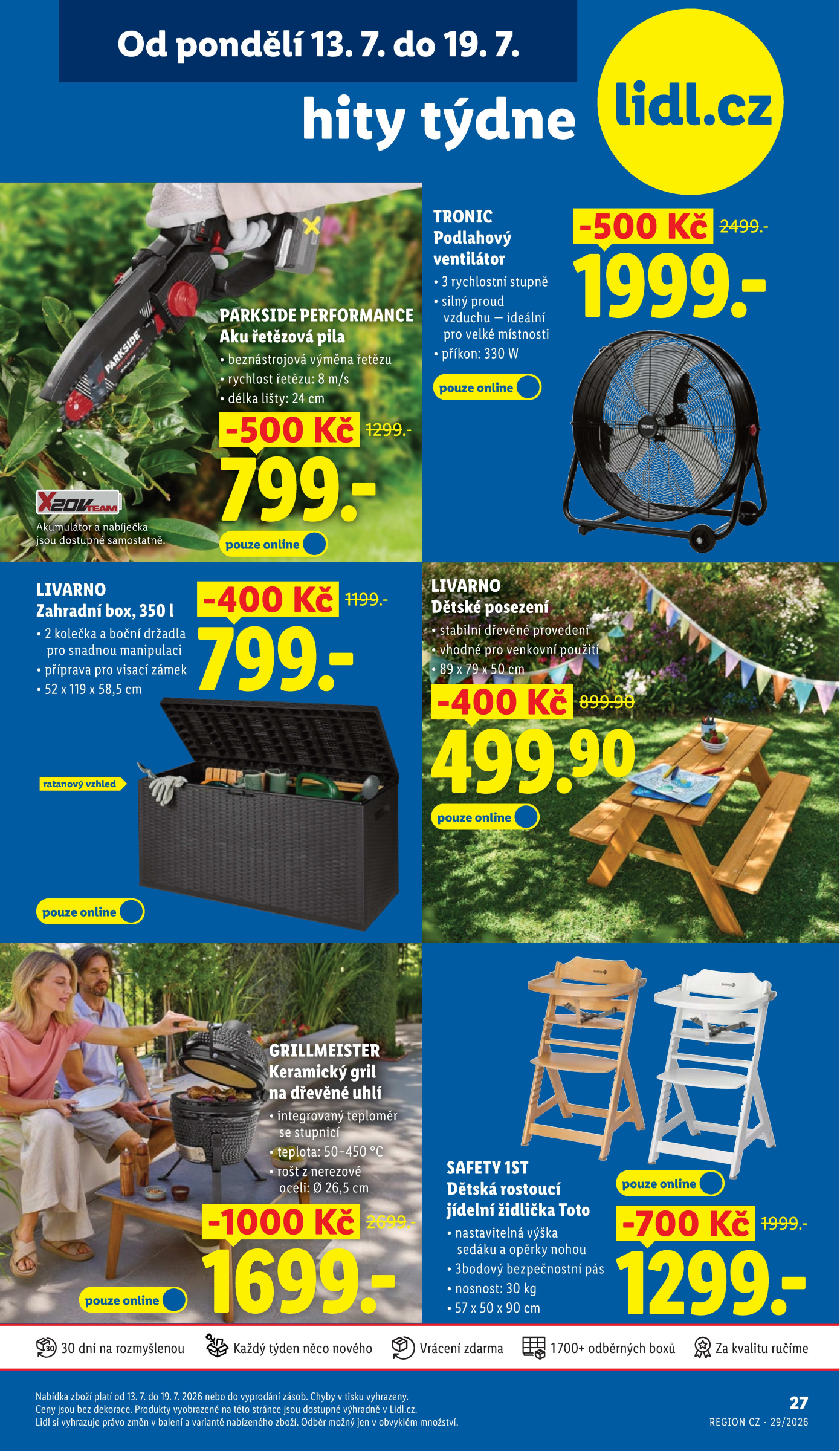 lidl - Aktuální Lidl leták platný od pondělí 13.07.2026 do neděle 19.07.2026
