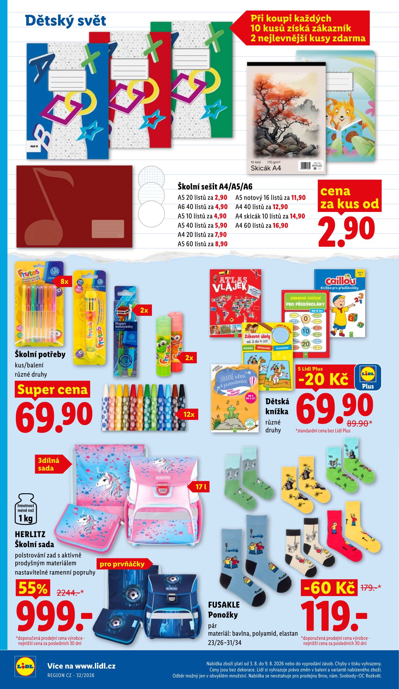 lidl - Lidl leták na příští týden od pondělí 03.08.2026 do neděle 09.08.2026 - page: 38