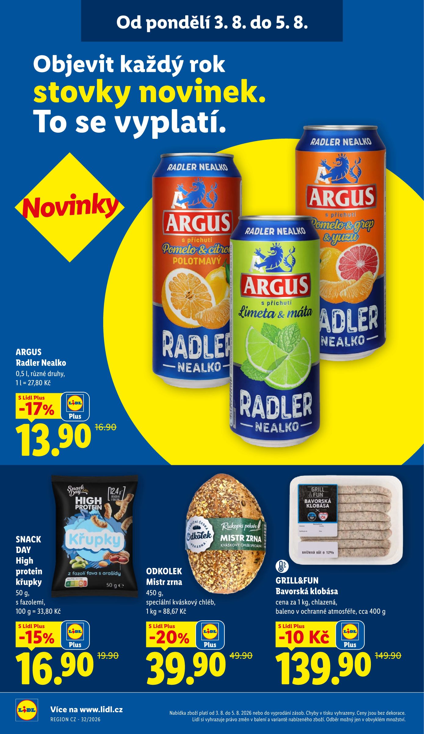 lidl - Lidl leták na příští týden od pondělí 03.08.2026 do neděle 09.08.2026 - page: 32
