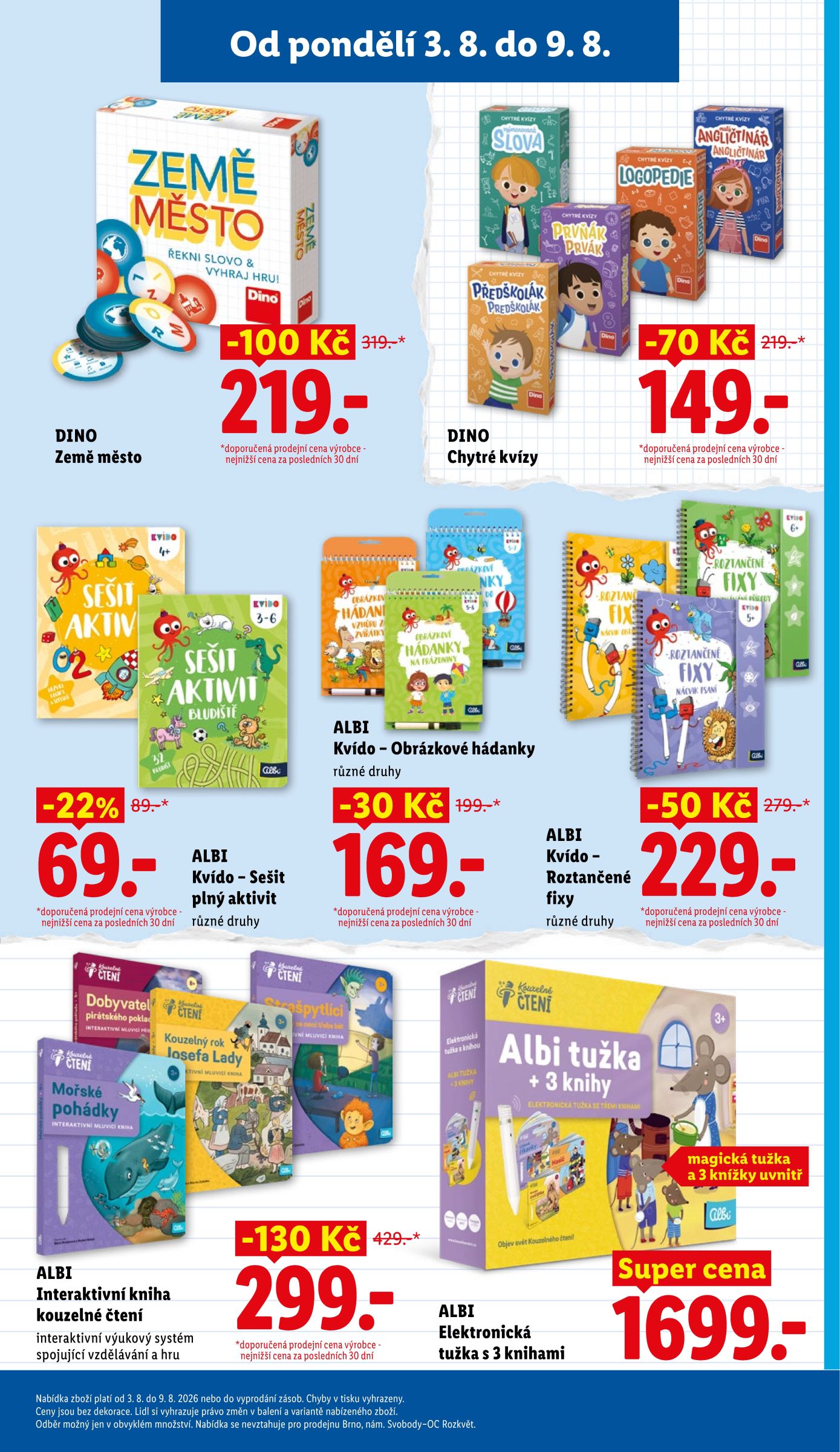 lidl - Lidl leták na příští týden od pondělí 03.08.2026 do neděle 09.08.2026 - page: 39