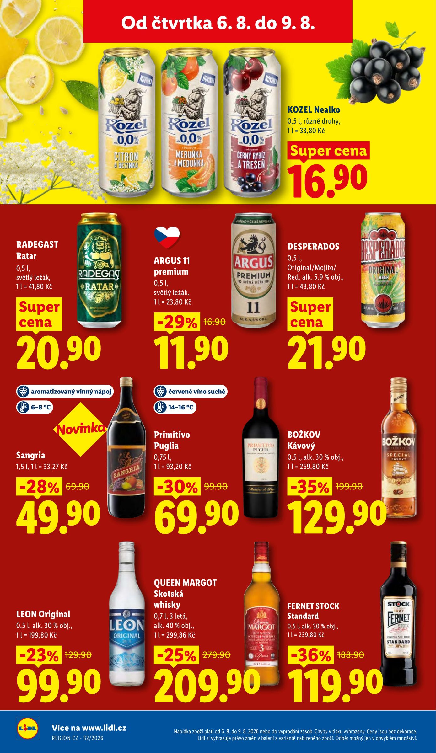 lidl - Lidl leták na příští týden od čtvrtka 06.08.2026 do neděle 09.08.2026 - page: 26