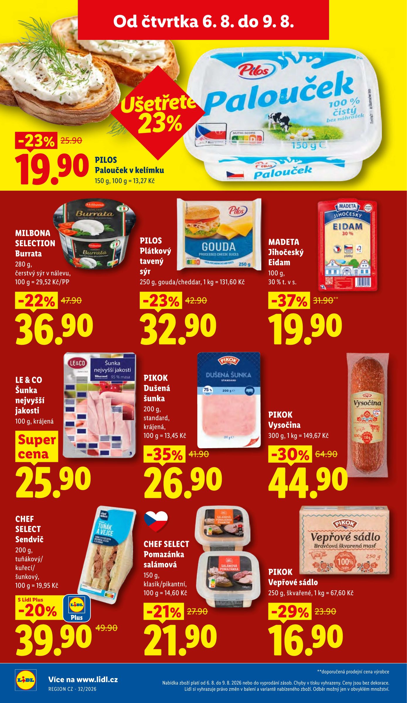 lidl - Lidl leták na příští týden od čtvrtka 06.08.2026 do neděle 09.08.2026 - page: 20