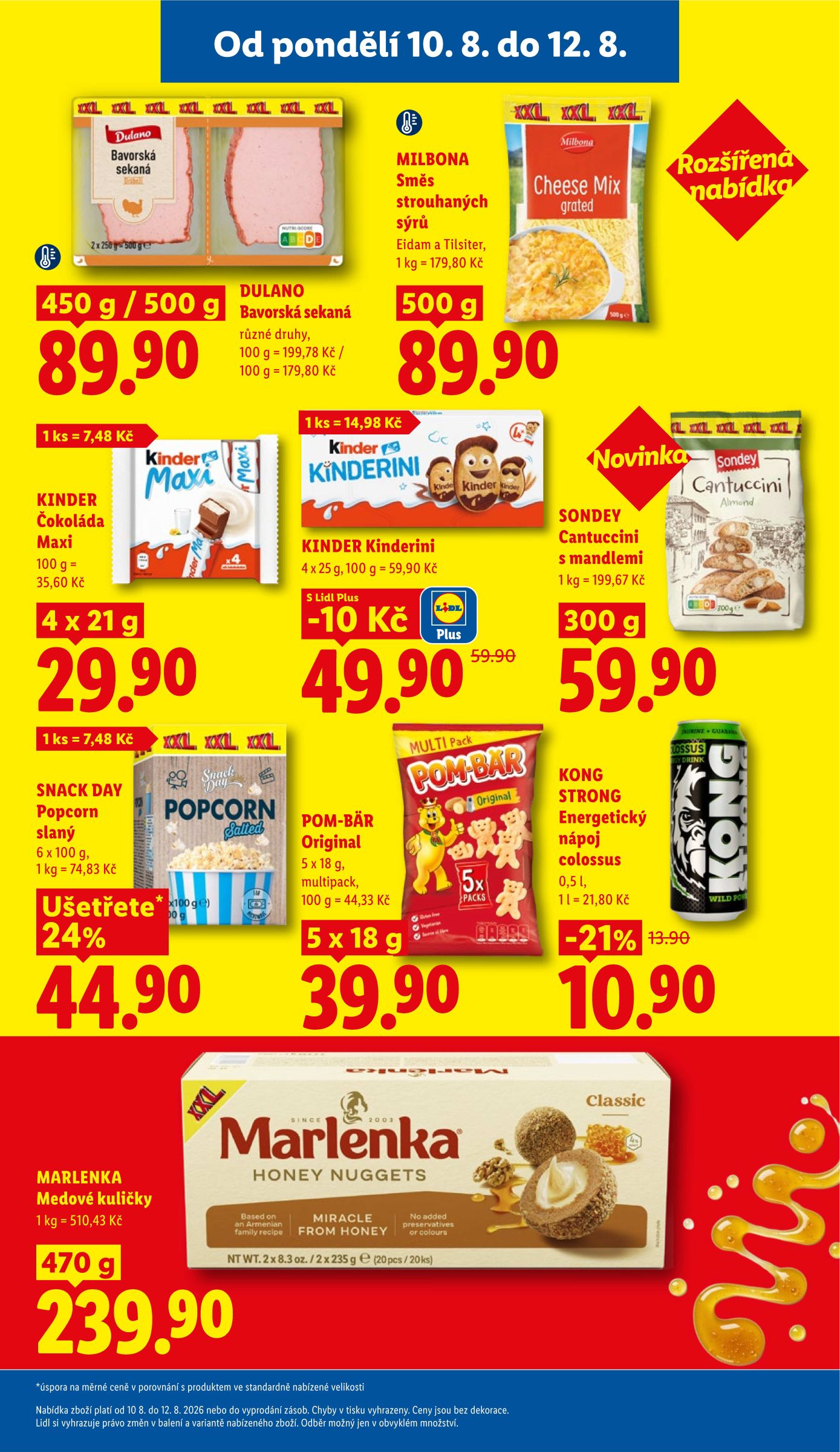lidl - Lidl leták na příští týden od pondělí 10.08.2026 do středy 12.08.2026 - page: 22