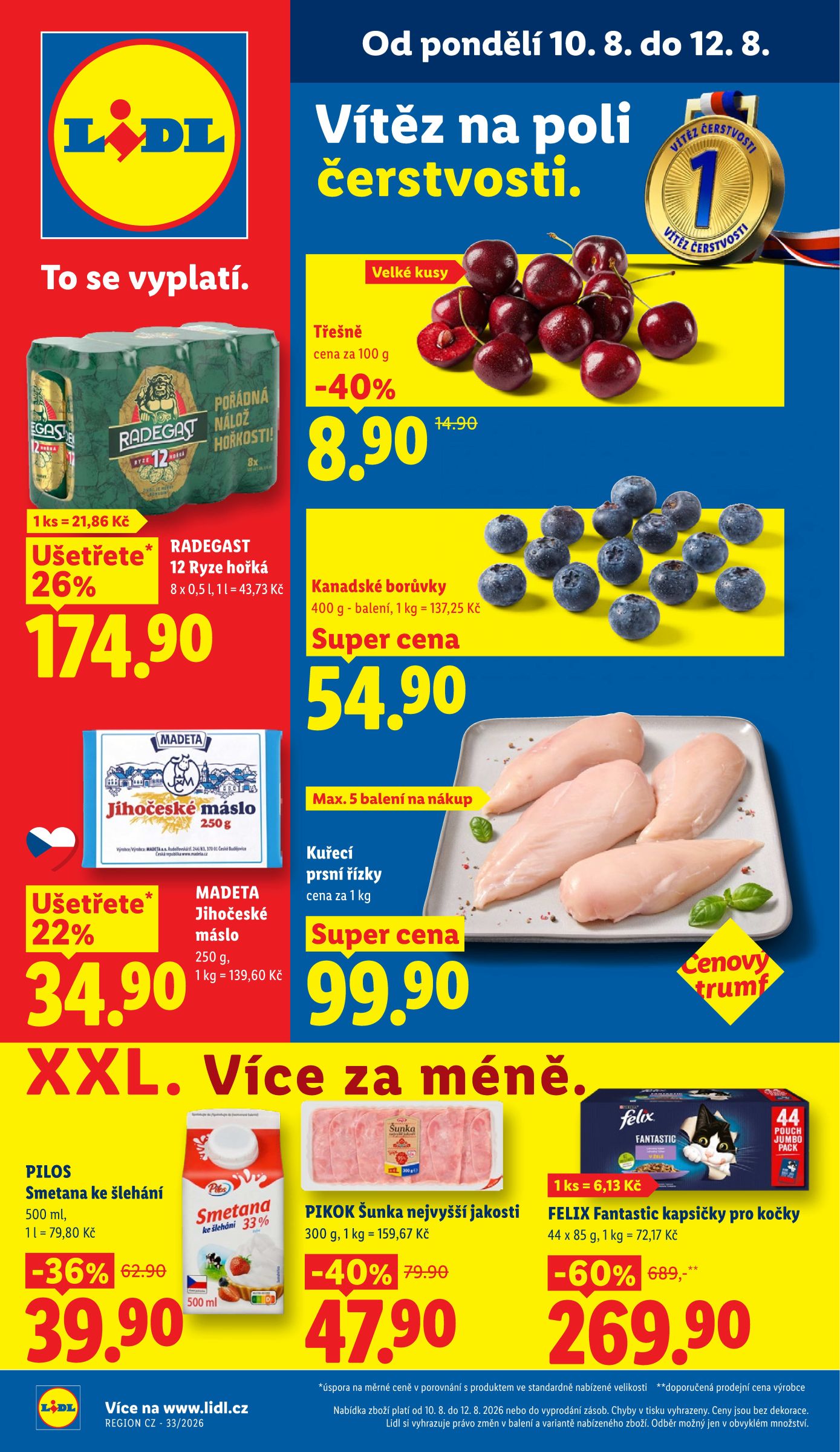 lidl - Lidl leták na příští týden od pondělí 10.08.2026 do středy 12.08.2026