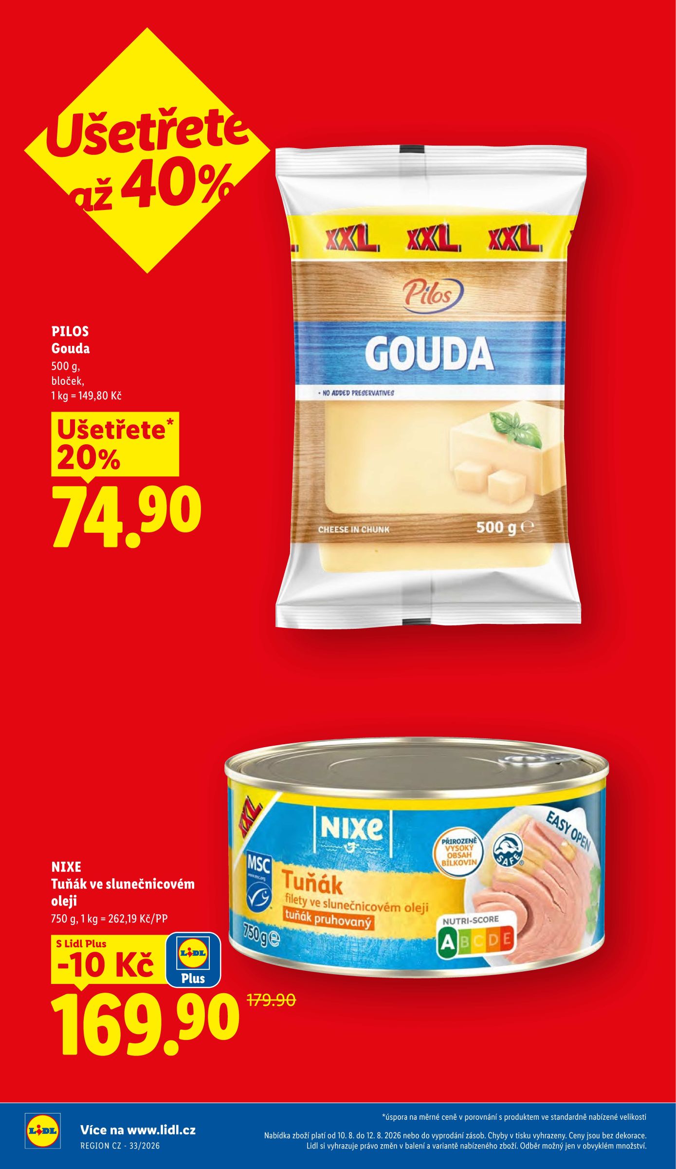 lidl - Lidl leták na příští týden od pondělí 10.08.2026 do středy 12.08.2026 - page: 8