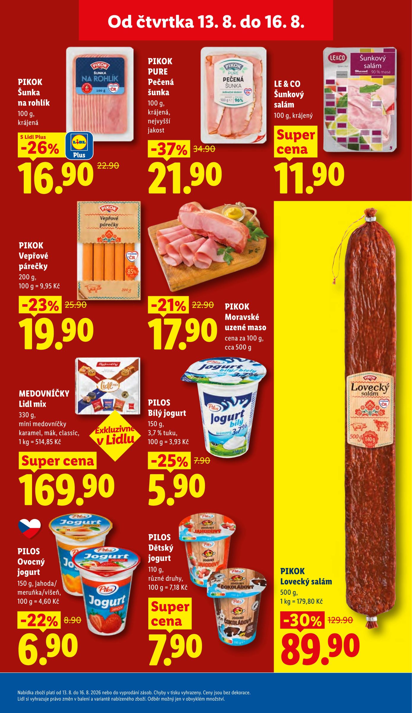 lidl - Lidl leták na příští týden od čtvrtka 13.08.2026 do neděle 16.08.2026 - page: 21