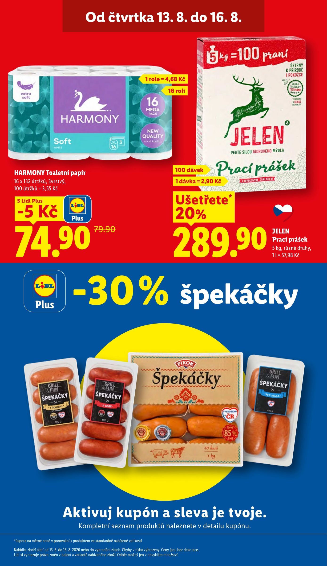 lidl - Lidl leták na příští týden od čtvrtka 13.08.2026 do neděle 16.08.2026 - page: 3