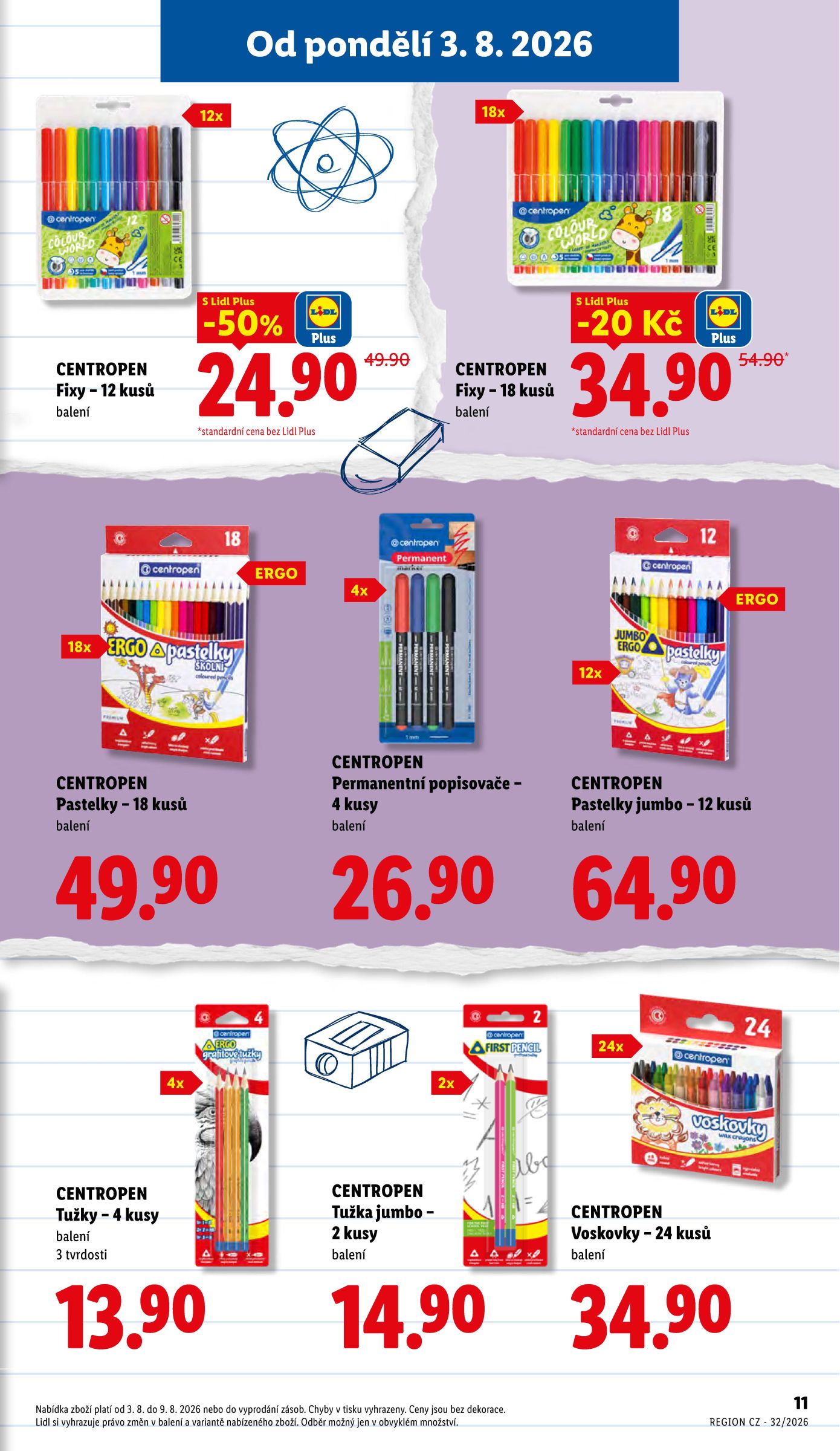 lidl - Aktuální Lidl - Škola volá leták platný od úterý 04.08.2026 do úterý 01.09.2026 - page: 11