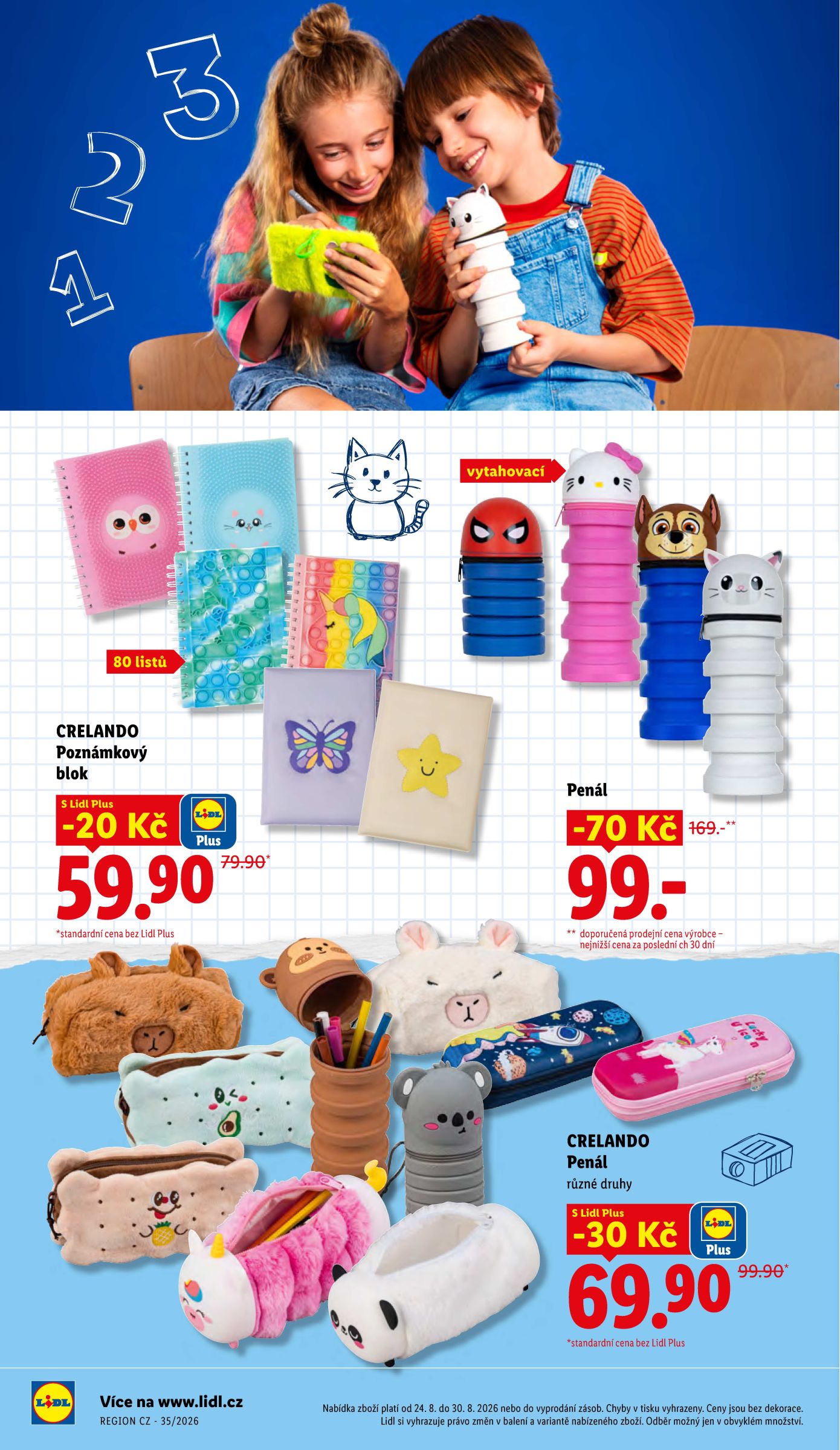 lidl - Aktuální Lidl - Škola volá leták platný od úterý 04.08.2026 do úterý 01.09.2026 - page: 24