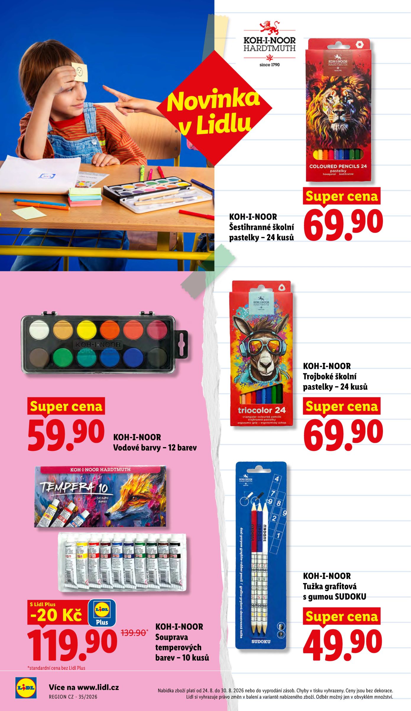 lidl - Aktuální Lidl - Škola volá leták platný od úterý 04.08.2026 do úterý 01.09.2026 - page: 26