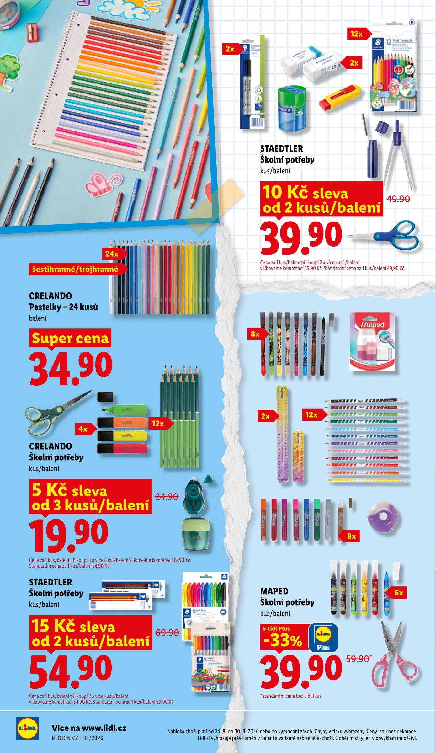 lidl - Aktuální Lidl - Škola volá leták platný od úterý 04.08.2026 do úterý 01.09.2026 - page: 22