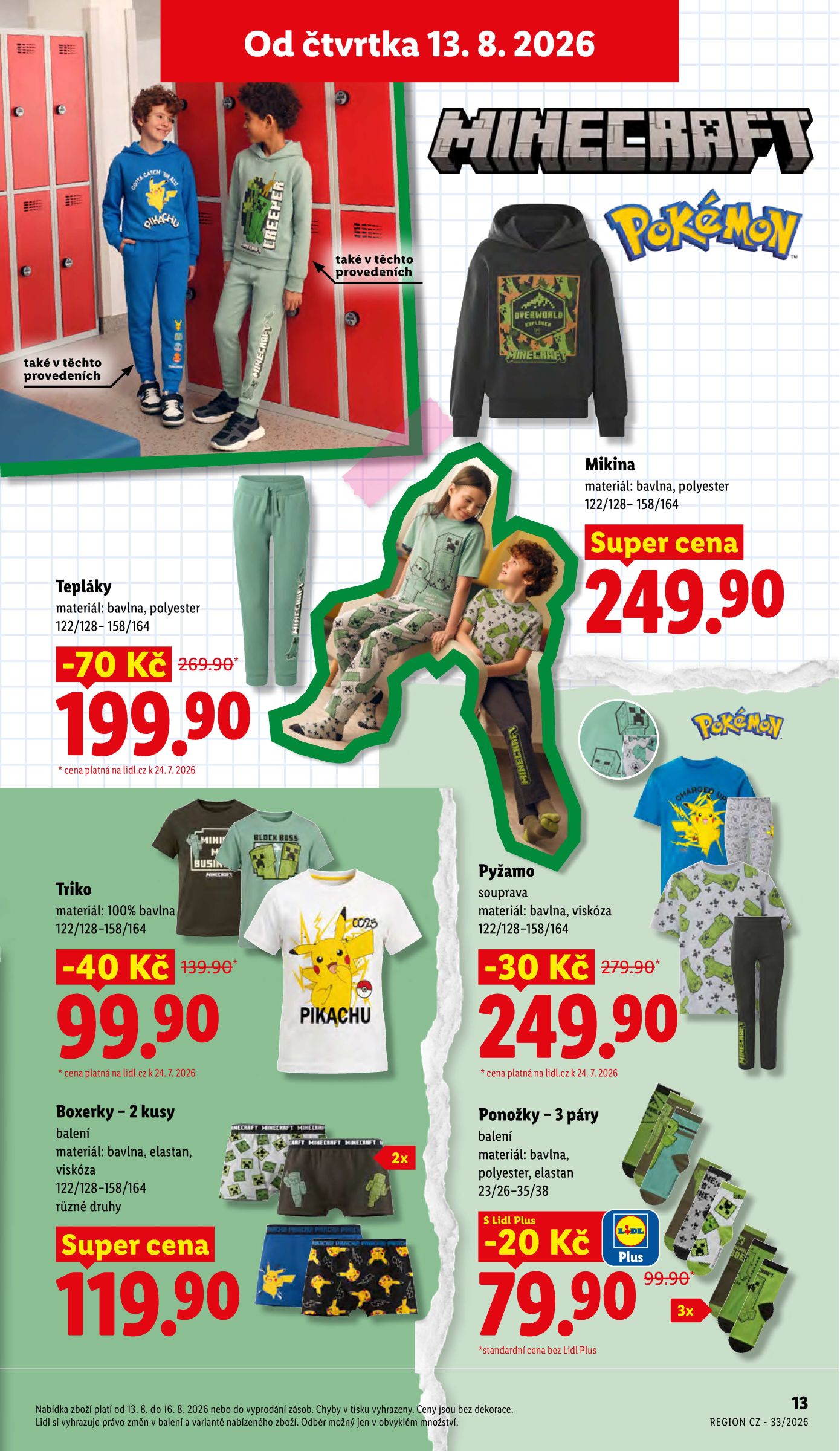 lidl - Aktuální Lidl - Škola volá leták platný od úterý 04.08.2026 do úterý 01.09.2026 - page: 13