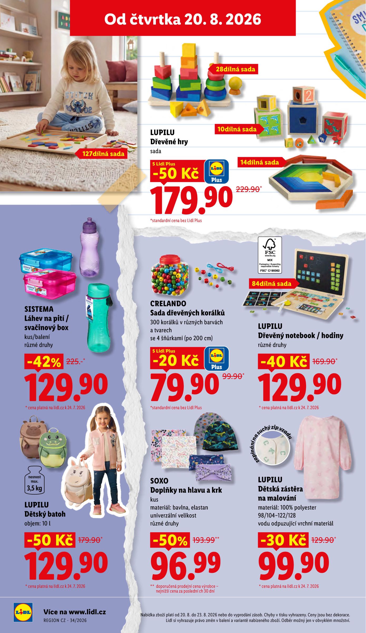lidl - Aktuální Lidl - Škola volá leták platný od úterý 04.08.2026 do úterý 01.09.2026 - page: 20