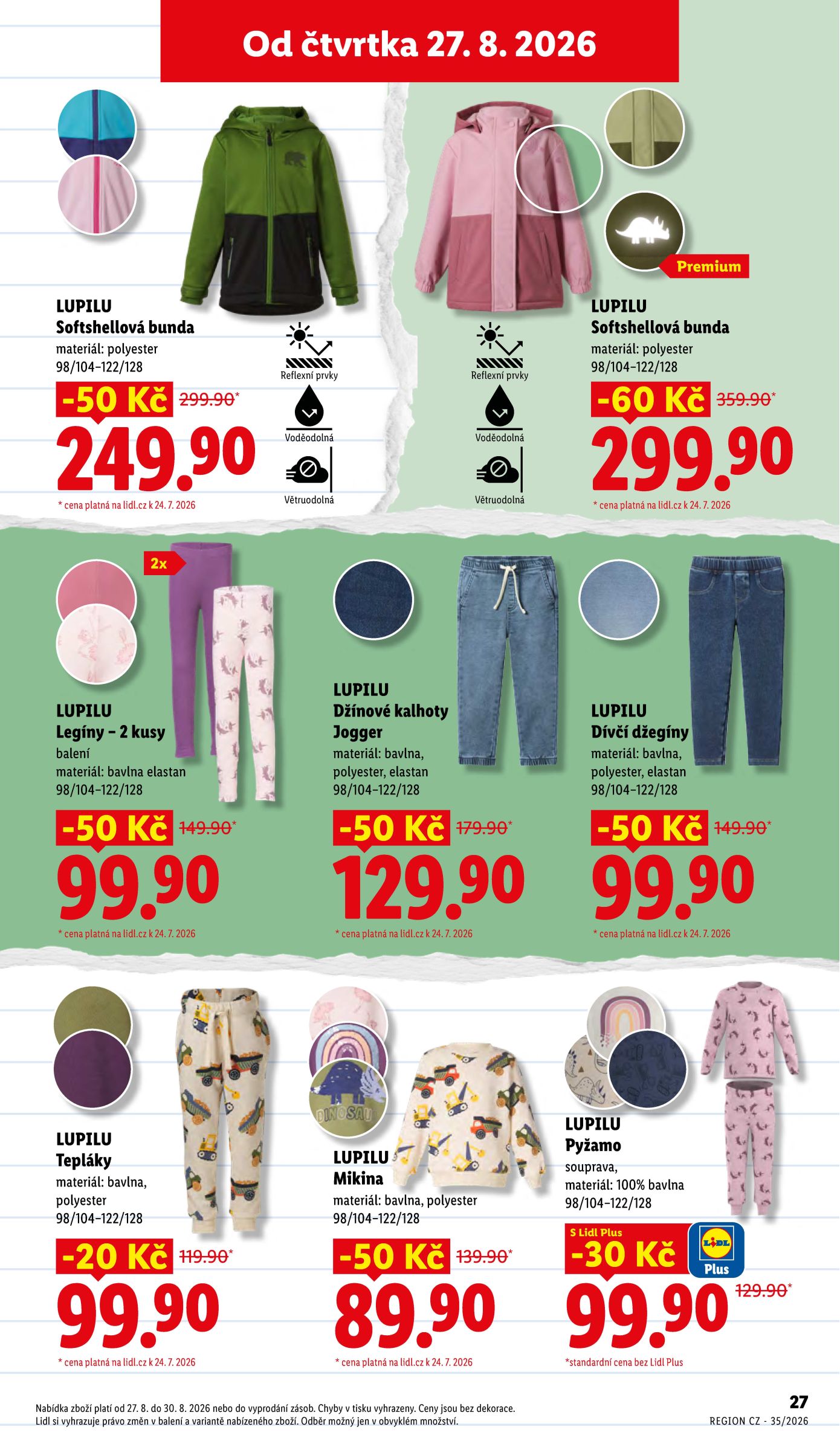 lidl - Aktuální Lidl - Škola volá leták platný od úterý 04.08.2026 do úterý 01.09.2026 - page: 27