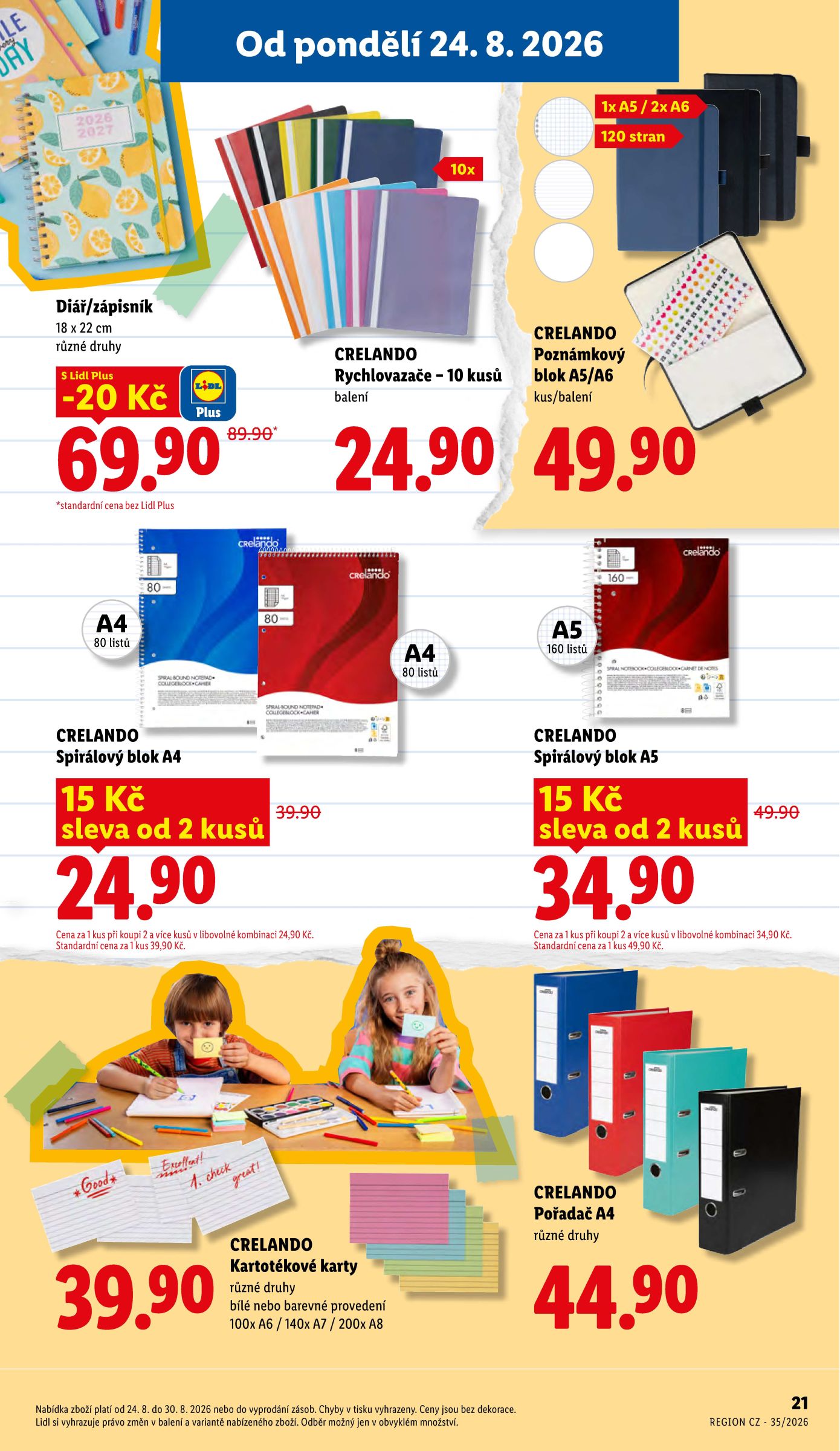lidl - Aktuální Lidl - Škola volá leták platný od úterý 04.08.2026 do úterý 01.09.2026 - page: 21