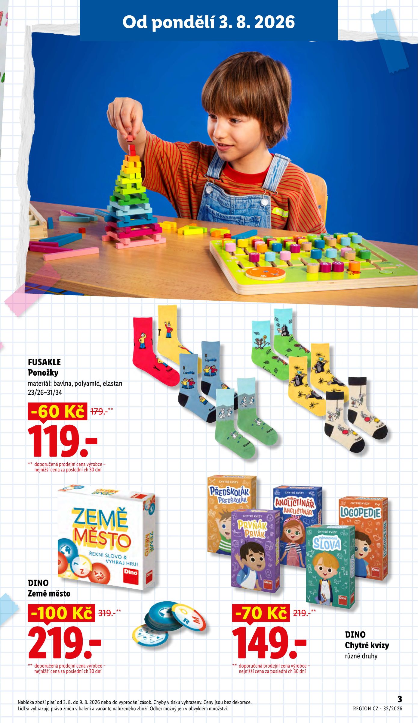 lidl - Aktuální Lidl - Škola volá leták platný od úterý 04.08.2026 do úterý 01.09.2026 - page: 3