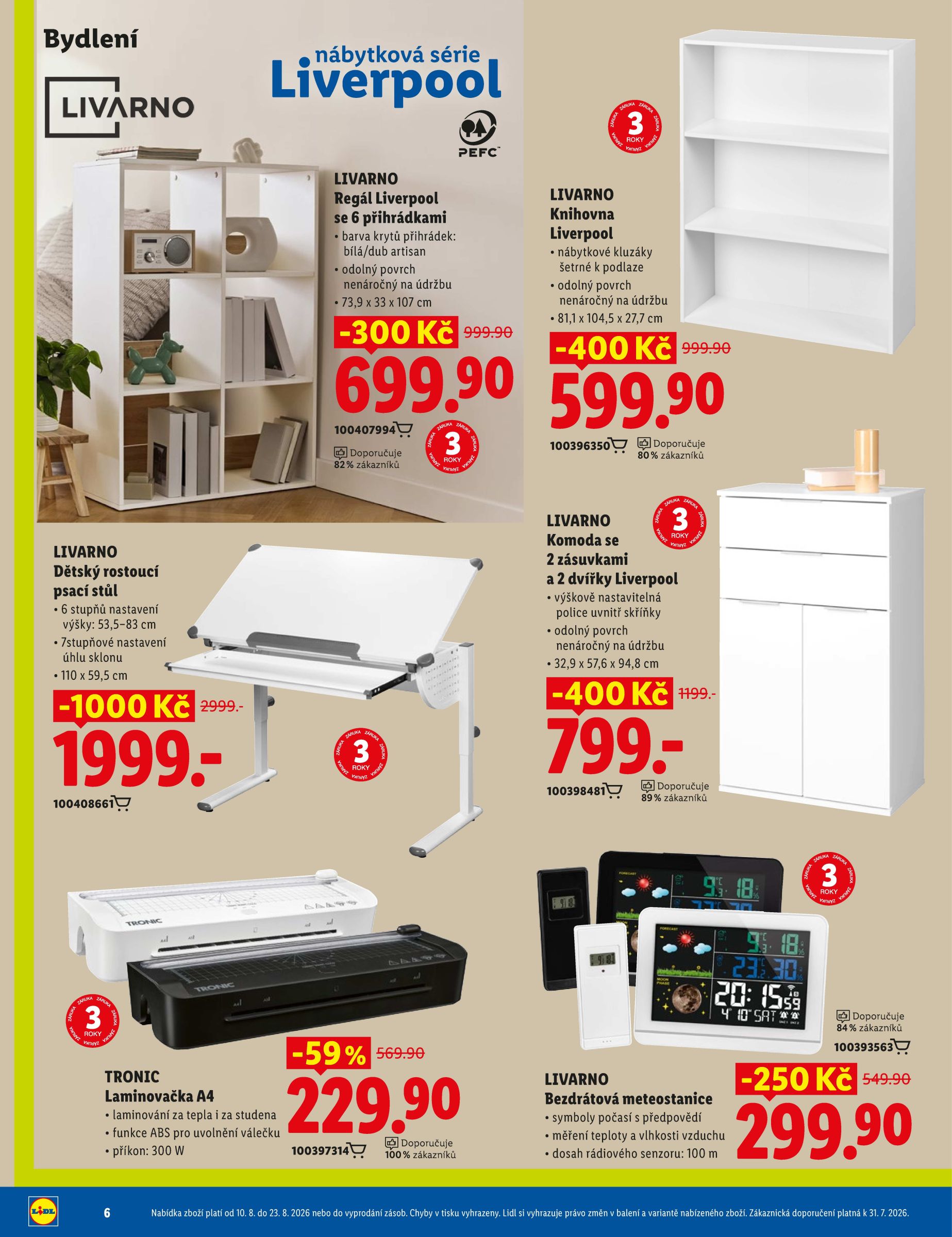 lidl - Lidl - Online magazín leták na příští týden od pondělí 10.08.2026 do neděle 23.08.2026 - page: 6