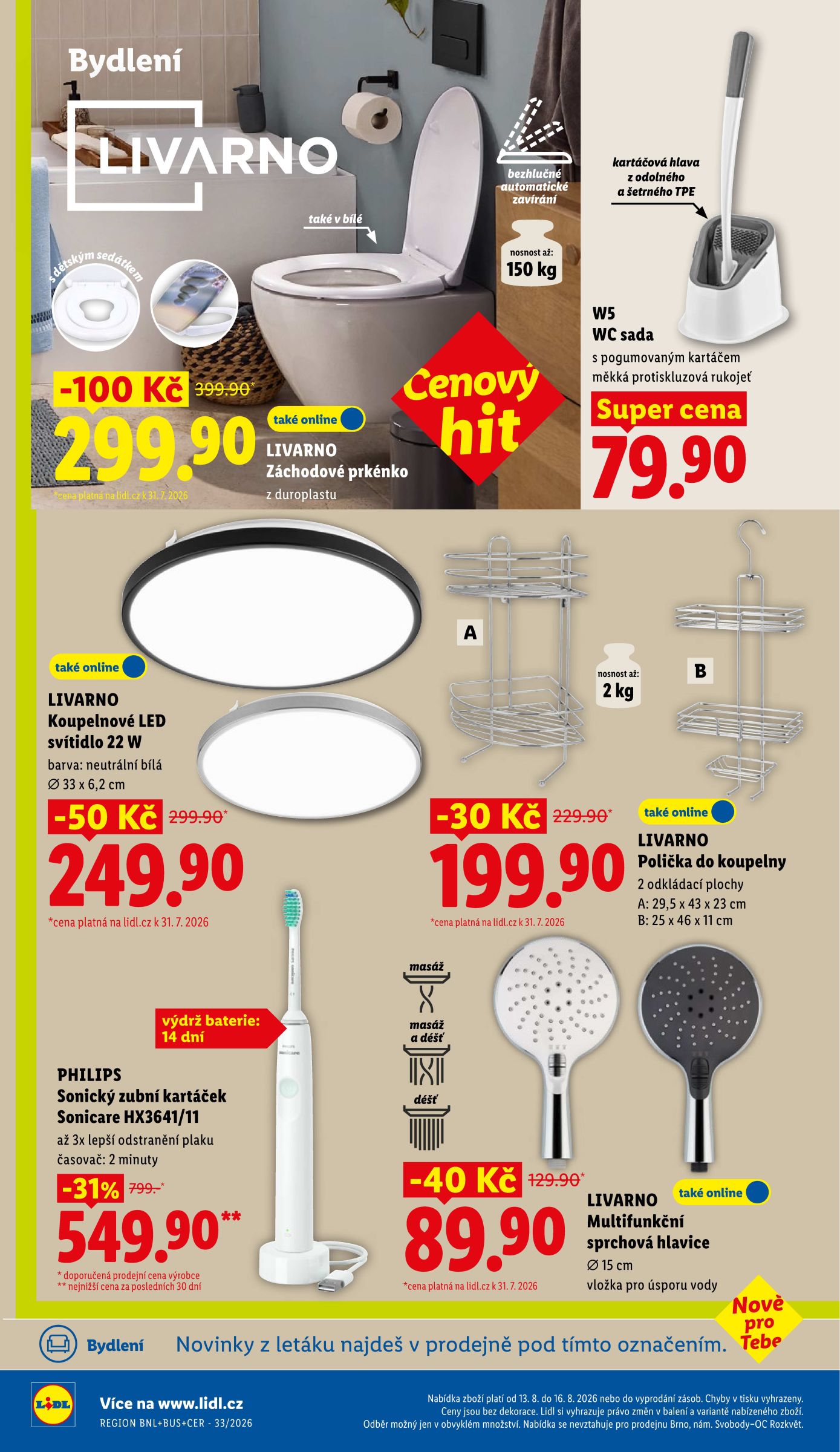 lidl - Lidl - Spotřební zboží leták na příští týden od pondělí 10.08.2026 do neděle 16.08.2026 - page: 22