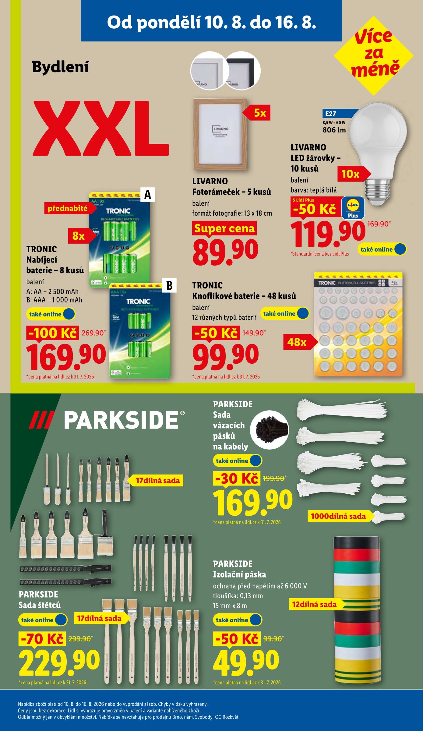 lidl - Lidl - Spotřební zboží leták na příští týden od pondělí 10.08.2026 do neděle 16.08.2026 - page: 8
