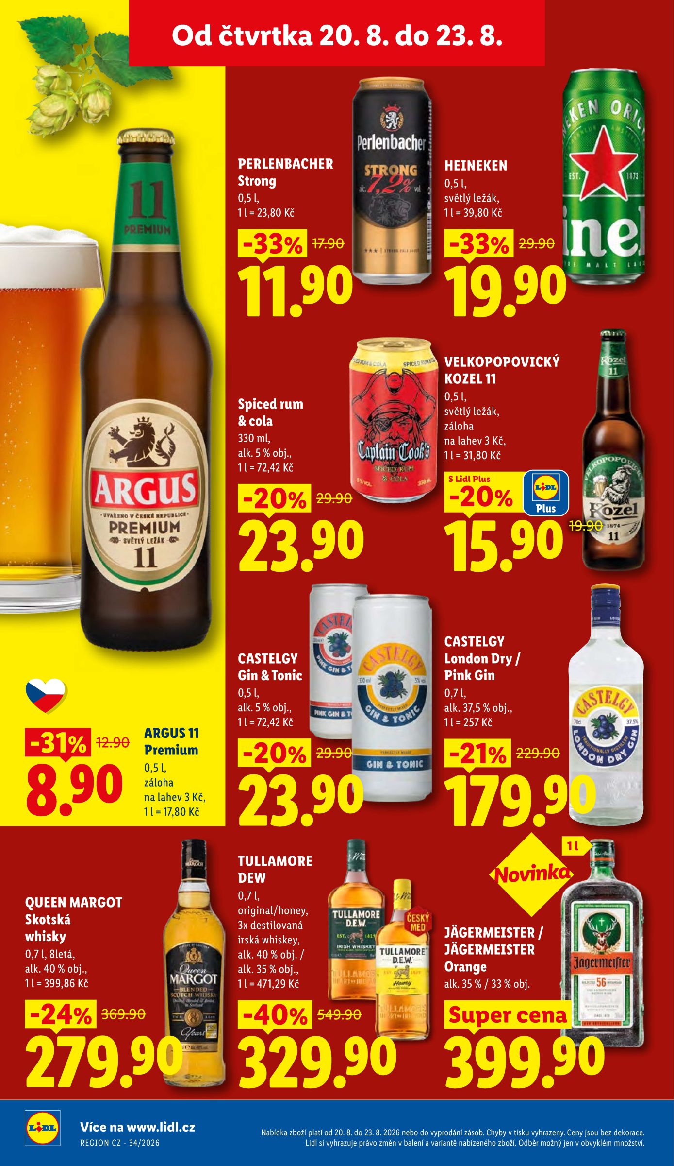 lidl - Lidl leták na příští týden od čtvrtka 20.08.2026 do neděle 23.08.2026 - page: 26
