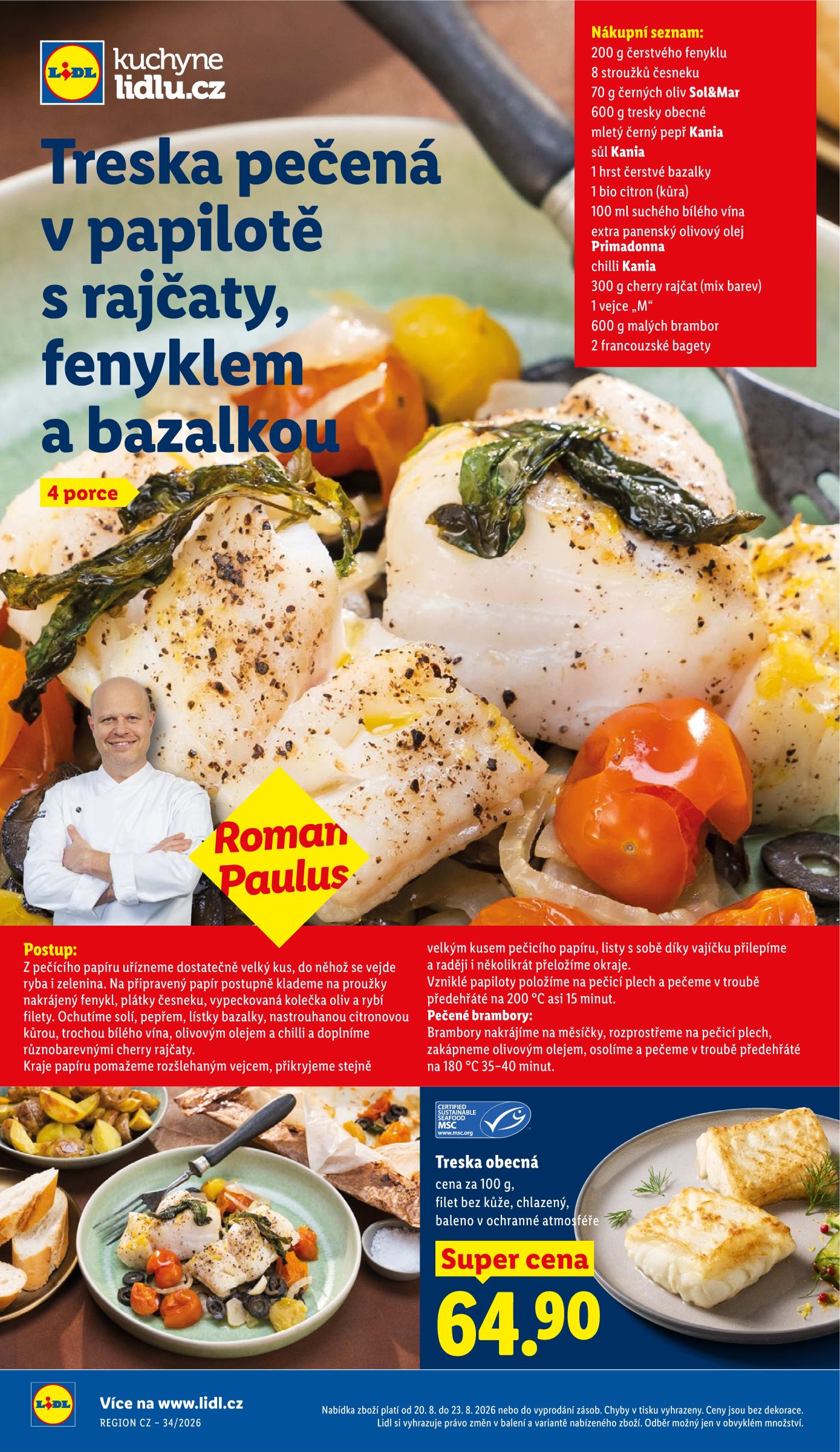 lidl - Lidl leták na příští týden od čtvrtka 20.08.2026 do neděle 23.08.2026 - page: 39