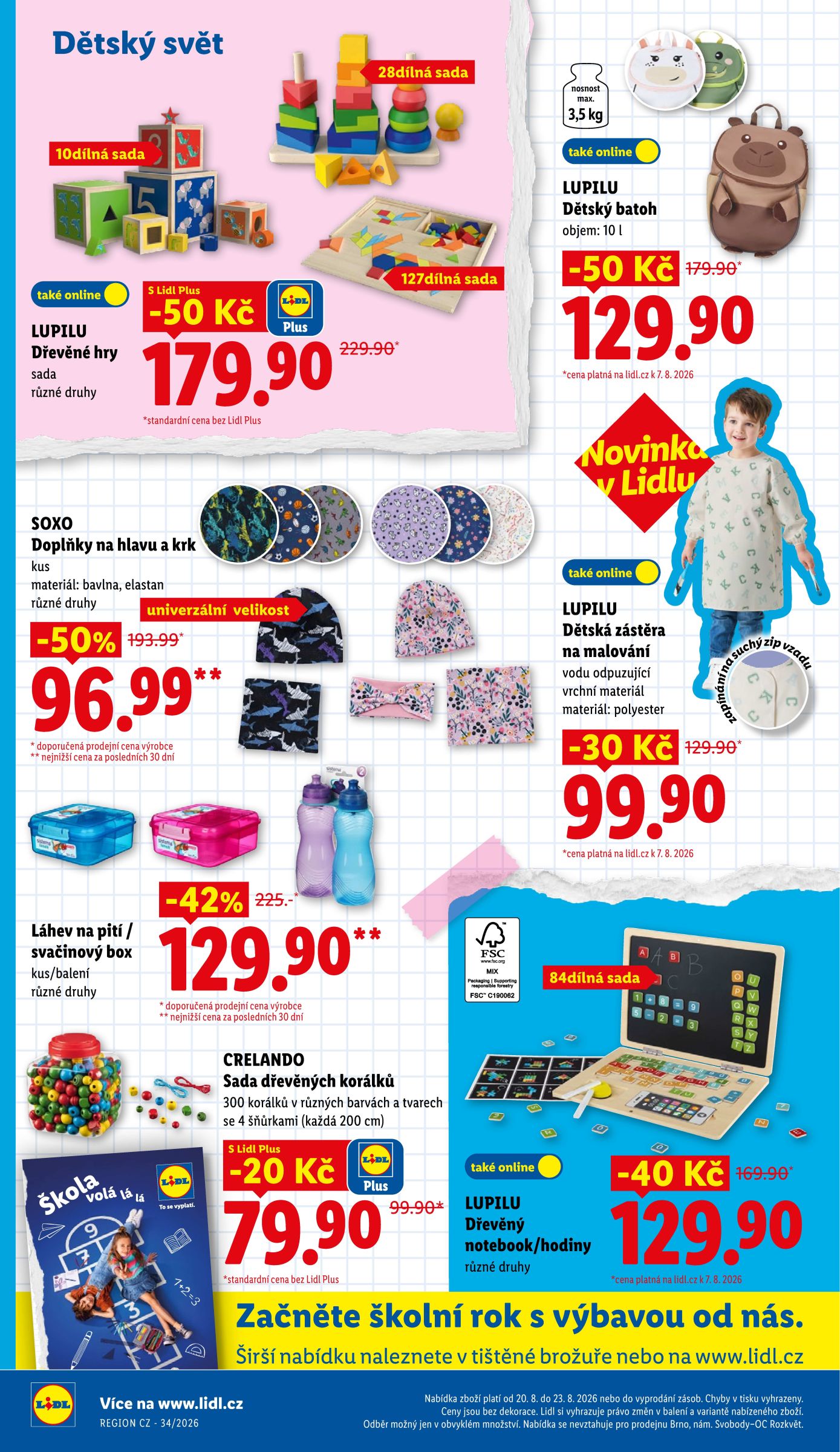 lidl - Lidl leták na příští týden od čtvrtka 20.08.2026 do neděle 23.08.2026 - page: 34