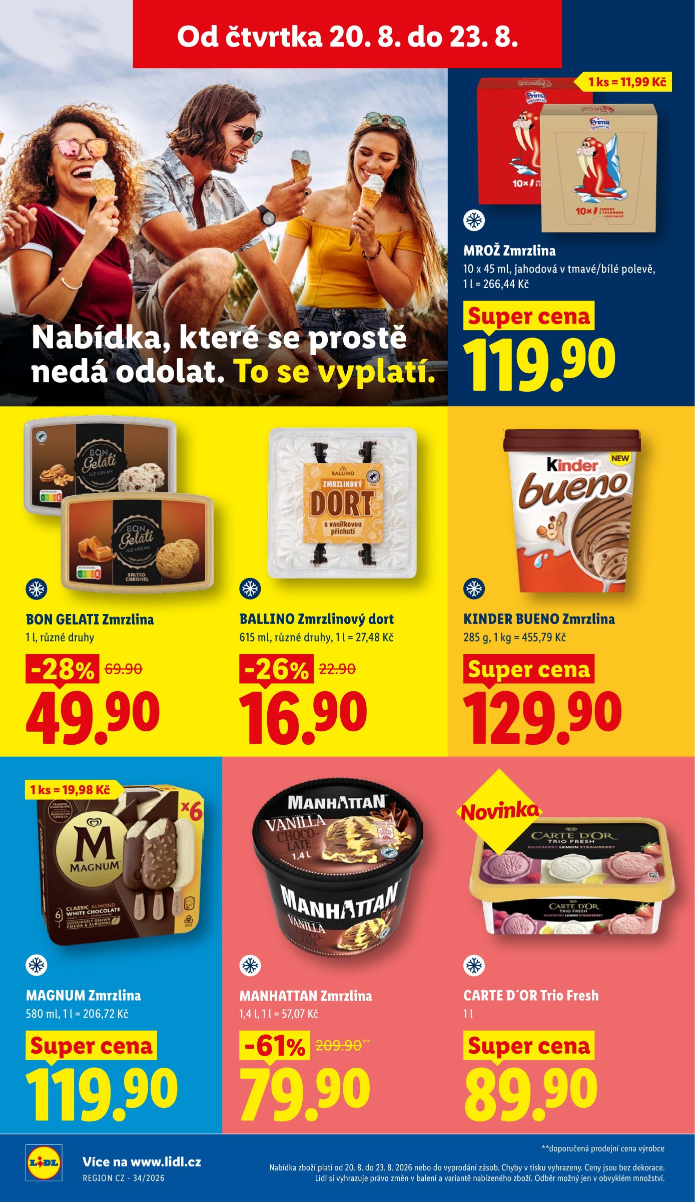 lidl - Lidl leták na příští týden od čtvrtka 20.08.2026 do neděle 23.08.2026 - page: 22