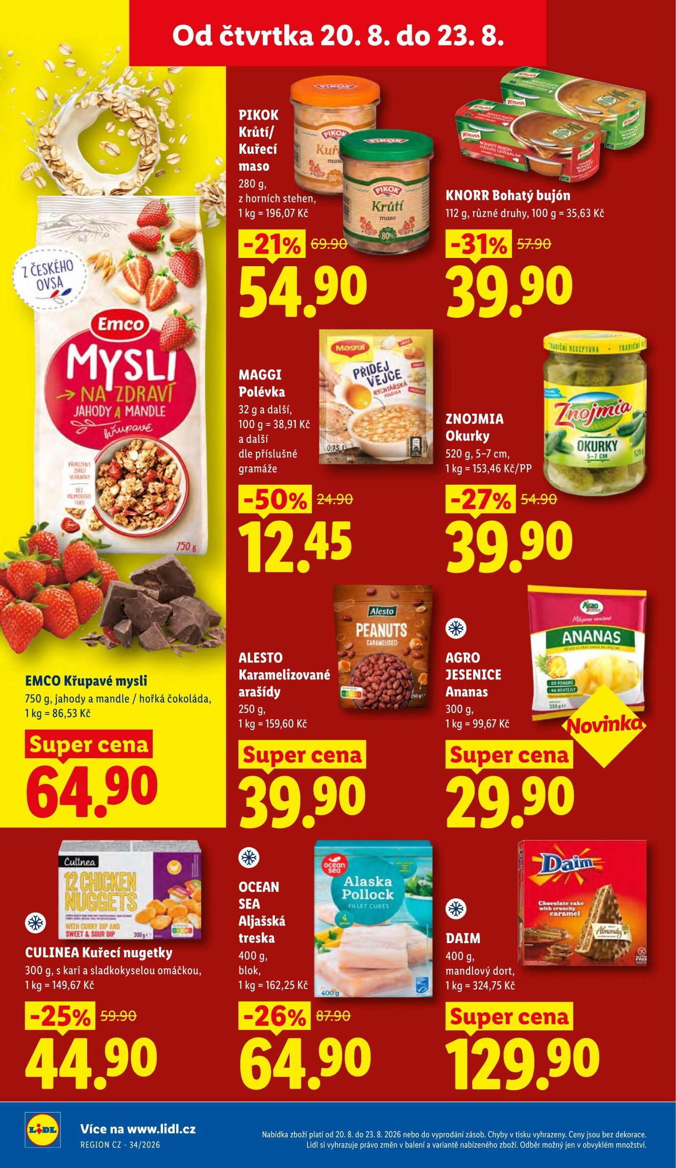 lidl - Lidl leták na příští týden od čtvrtka 20.08.2026 do neděle 23.08.2026 - page: 24