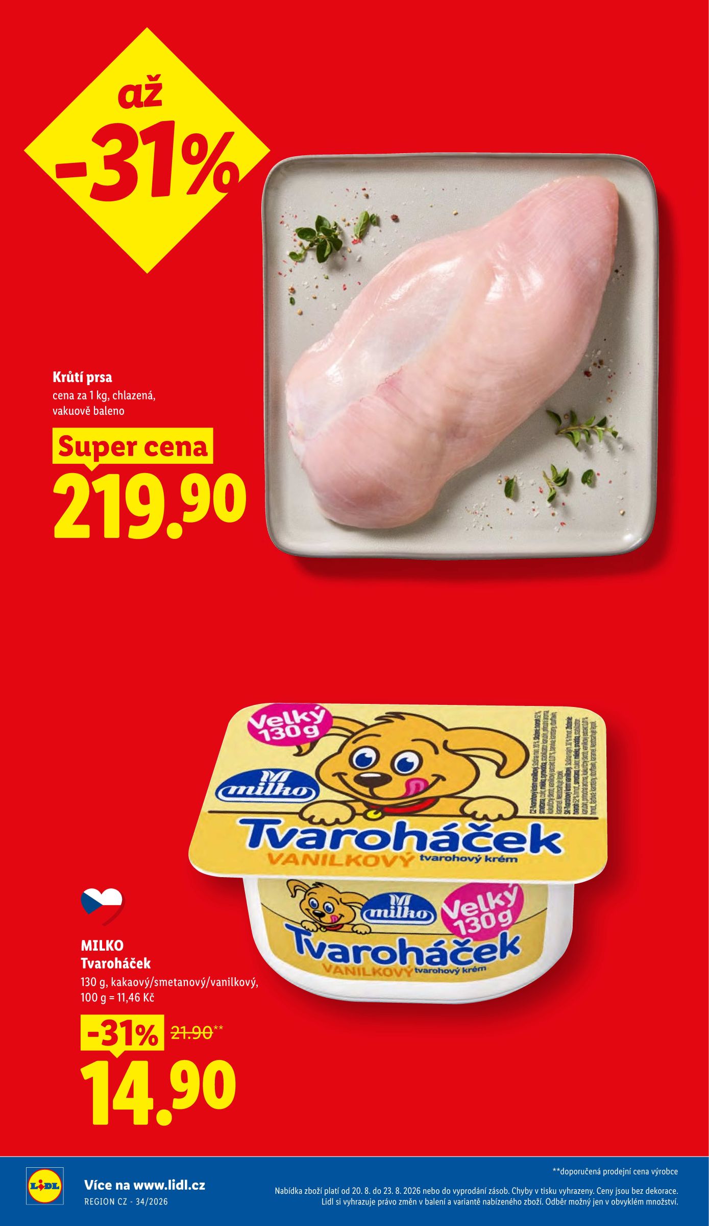 lidl - Lidl leták na příští týden od čtvrtka 20.08.2026 do neděle 23.08.2026 - page: 8