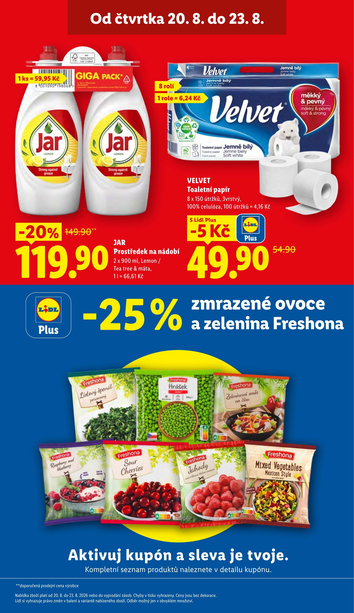 lidl - Lidl leták na příští týden od čtvrtka 20.08.2026 do neděle 23.08.2026 - page: 3