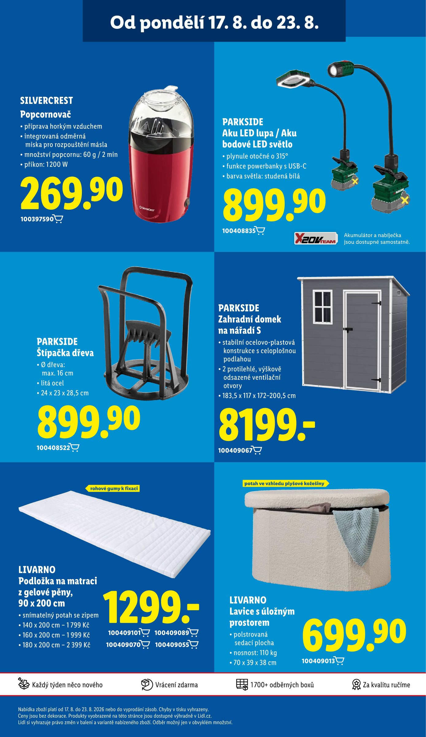 lidl - Lidl - Spotřební zboží leták na příští týden od pondělí 17.08.2026 do neděle 23.08.2026 - page: 29
