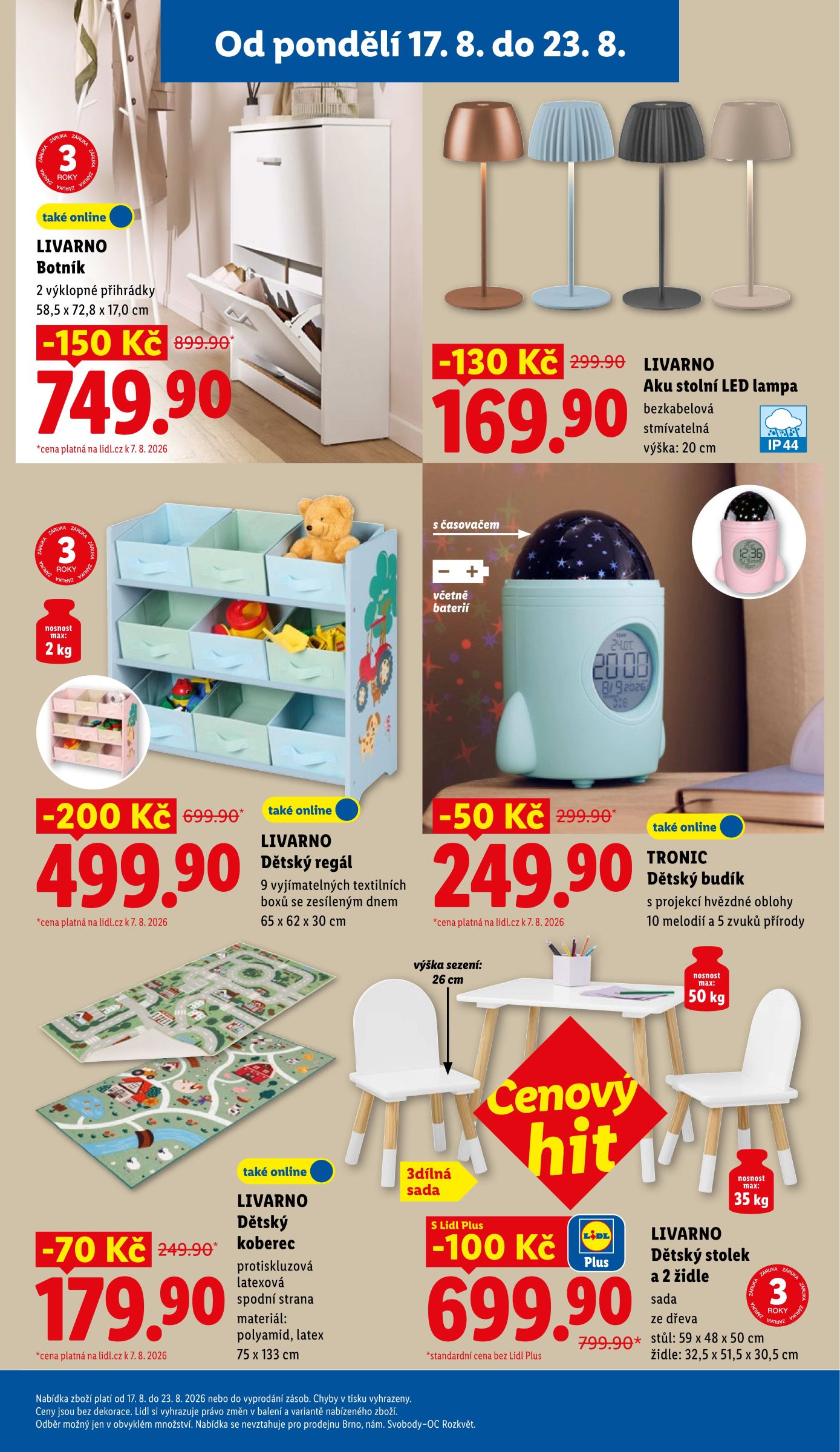 lidl - Lidl - Spotřební zboží leták na příští týden od pondělí 17.08.2026 do neděle 23.08.2026 - page: 11