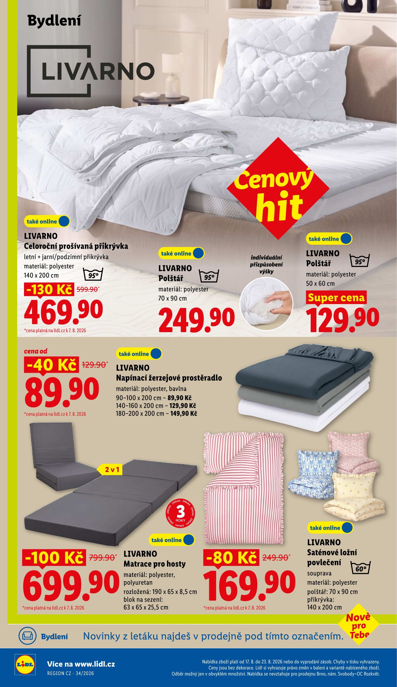 lidl - Lidl - Spotřební zboží leták na příští týden od pondělí 17.08.2026 do neděle 23.08.2026 - page: 10