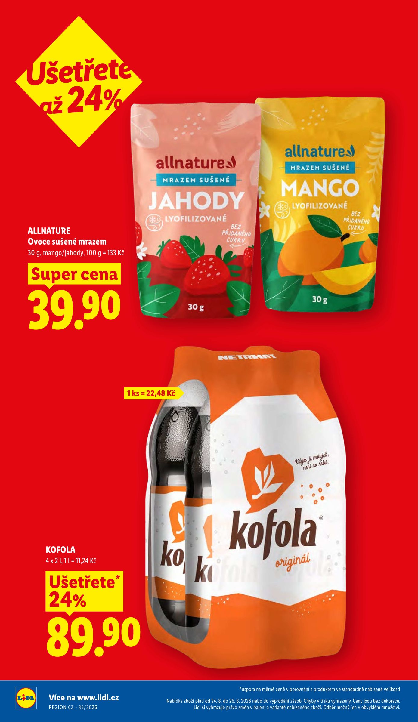 lidl - Lidl leták na příští týden od pondělí 24.08.2026 do středy 26.08.2026 - page: 10