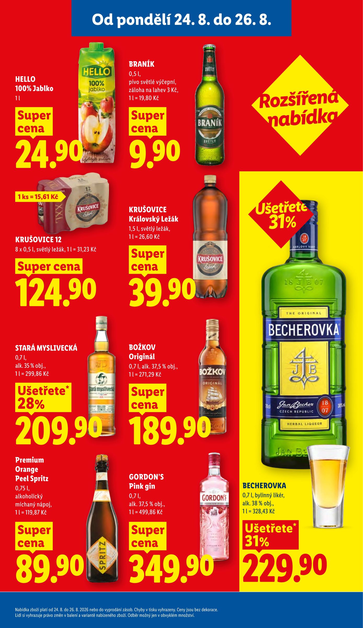 lidl - Lidl leták na příští týden od pondělí 24.08.2026 do středy 26.08.2026 - page: 32