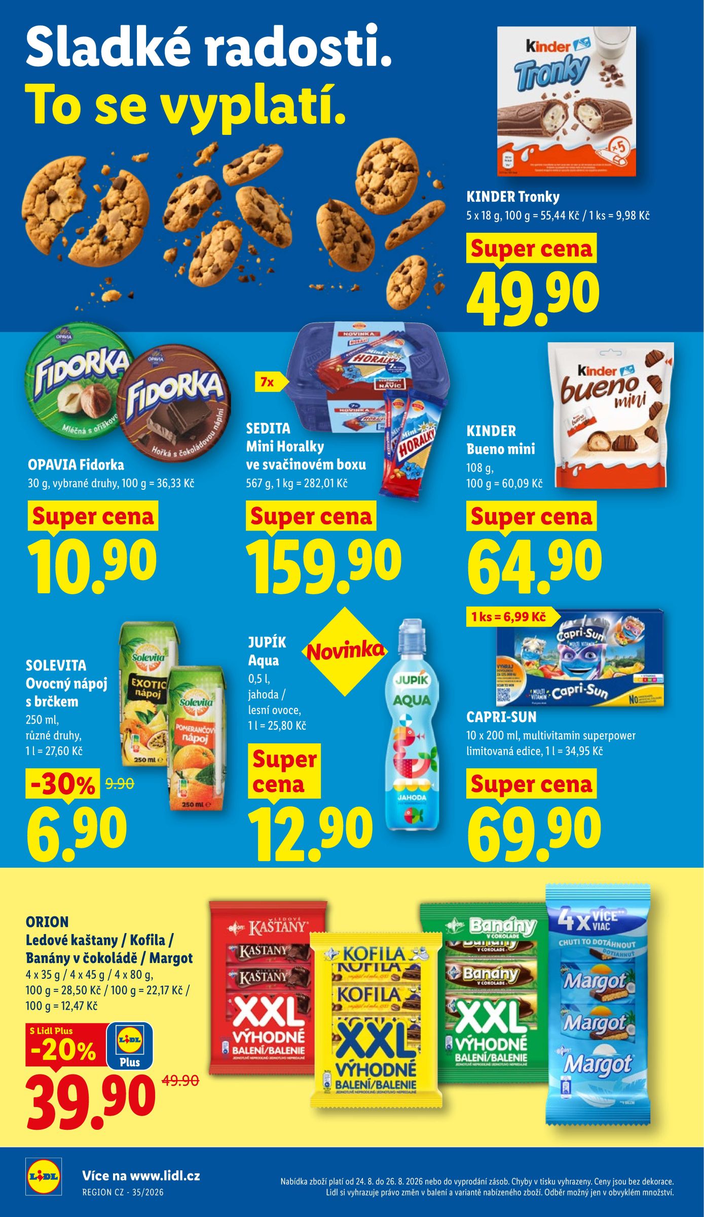lidl - Lidl leták na příští týden od pondělí 24.08.2026 do středy 26.08.2026 - page: 34