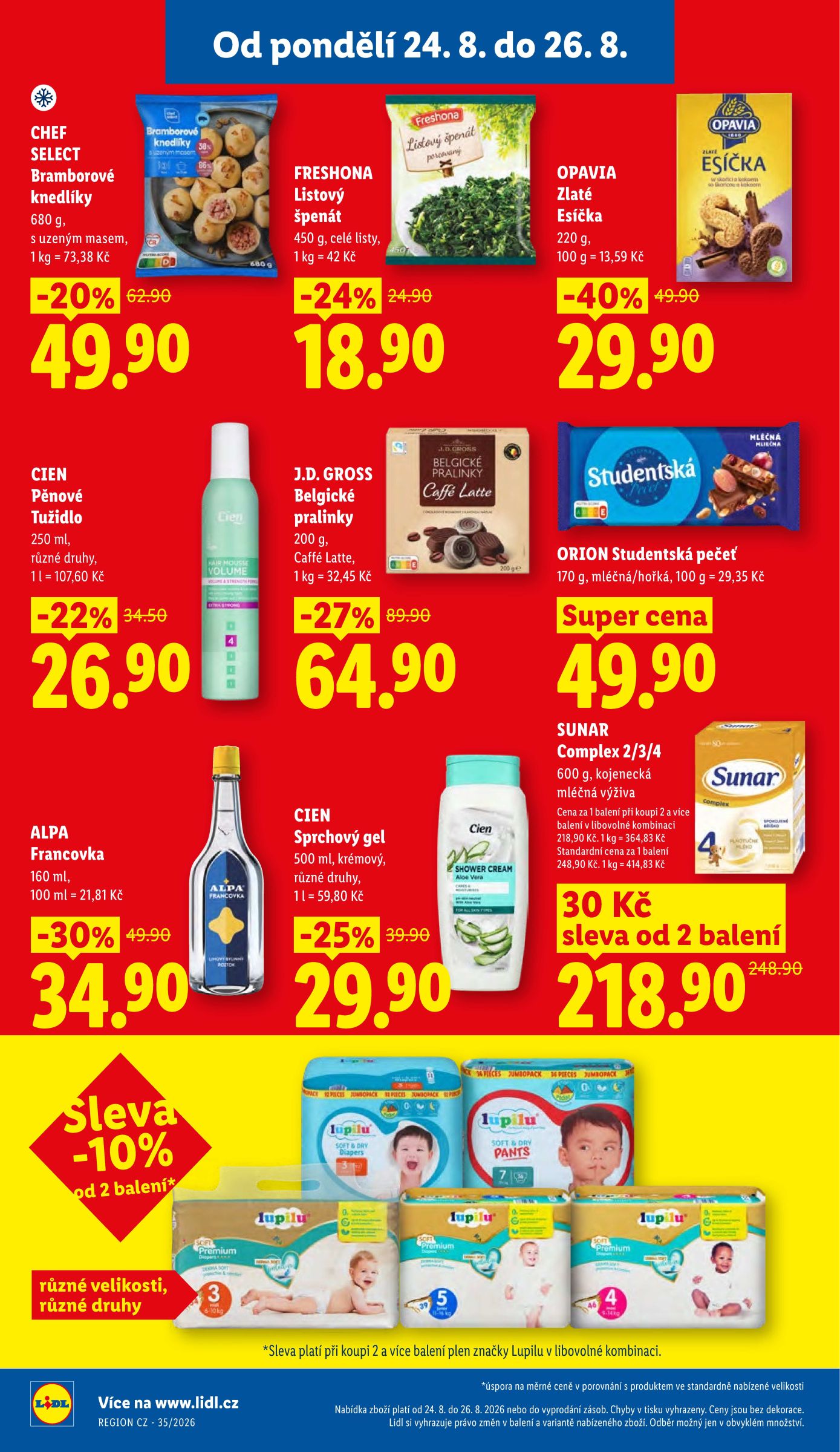 lidl - Lidl leták na příští týden od pondělí 24.08.2026 do středy 26.08.2026 - page: 31