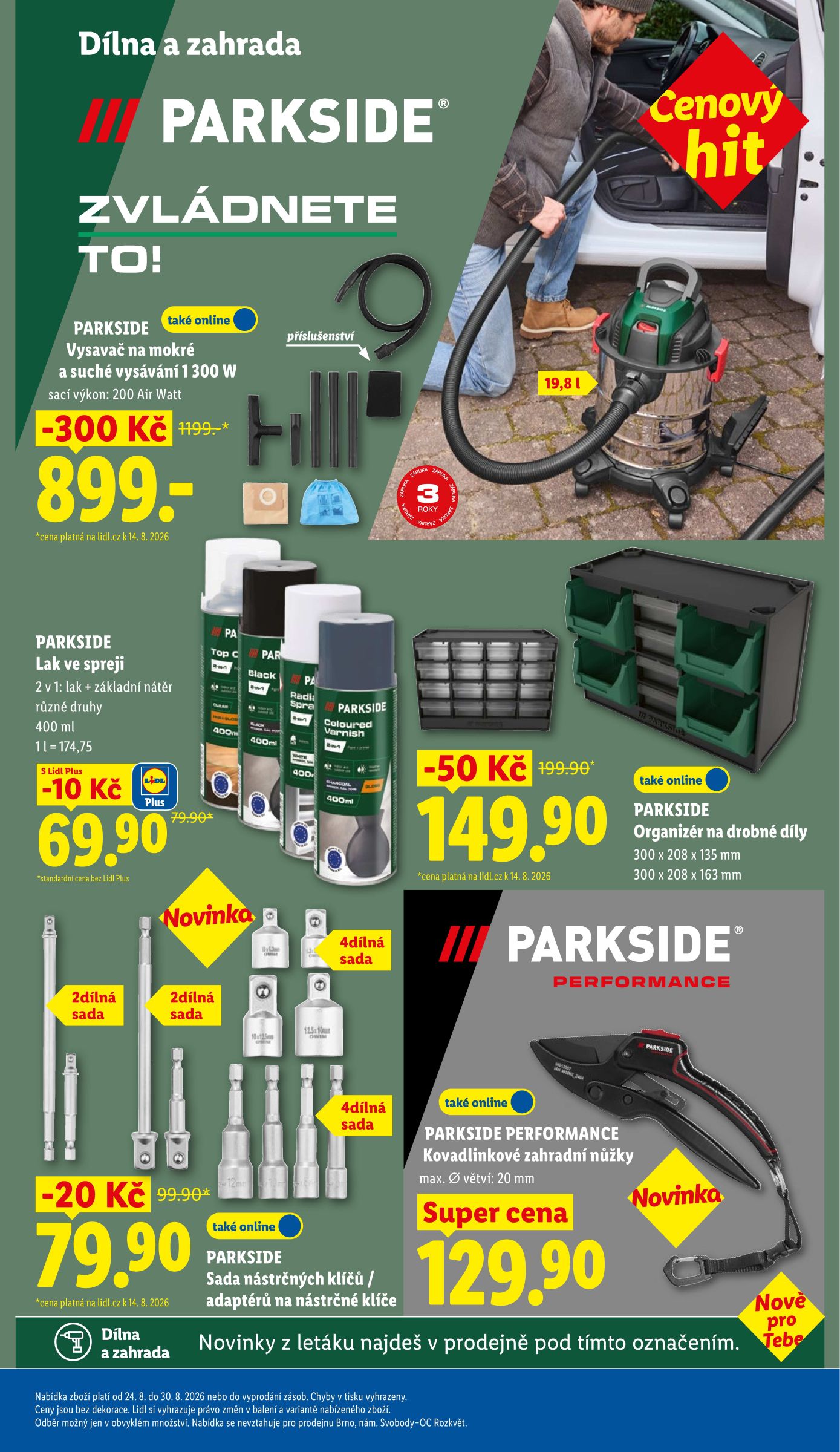 lidl - Lidl leták na příští týden od pondělí 24.08.2026 do středy 26.08.2026 - page: 47