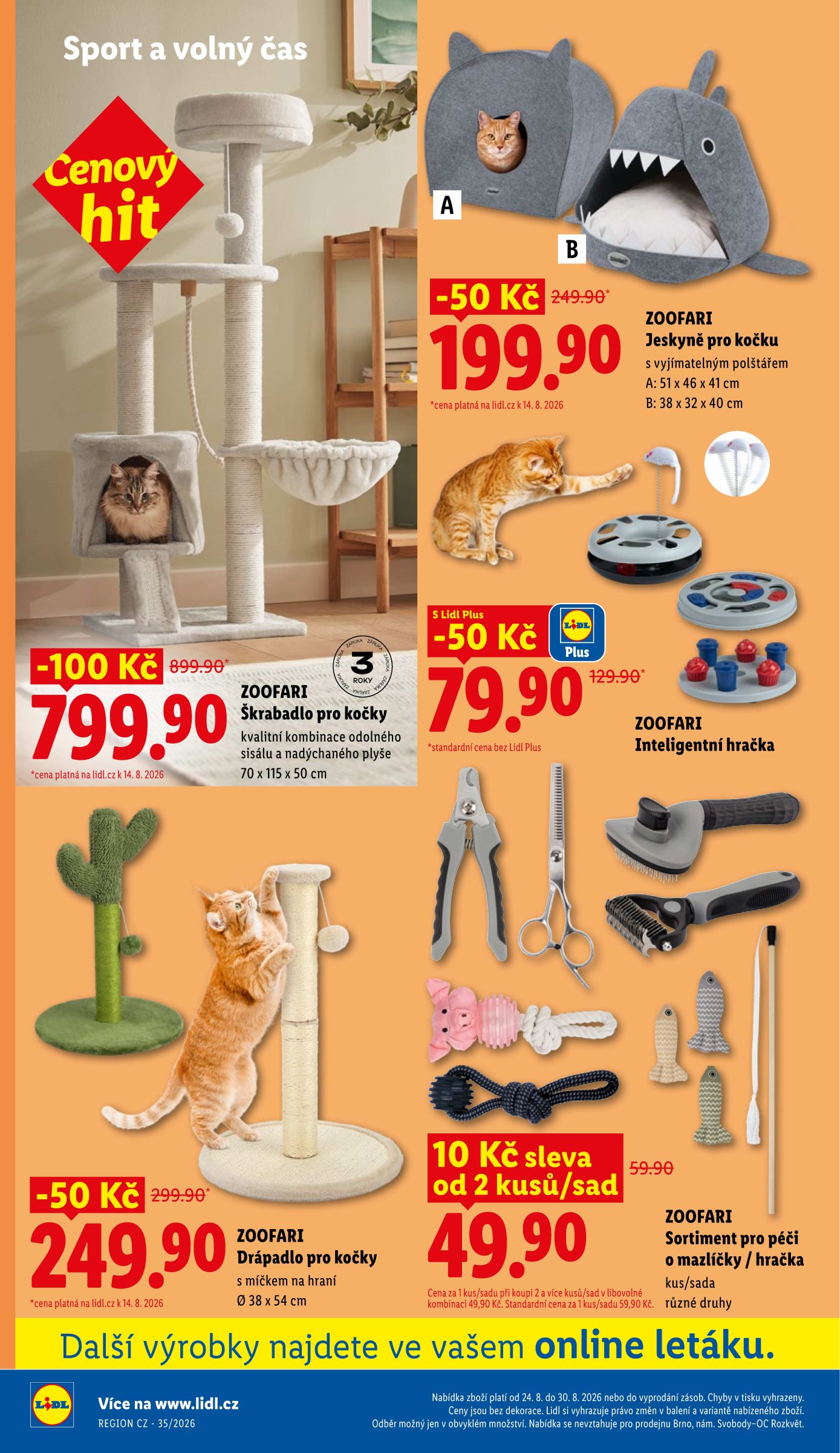 lidl - Lidl leták na příští týden od pondělí 24.08.2026 do středy 26.08.2026 - page: 44