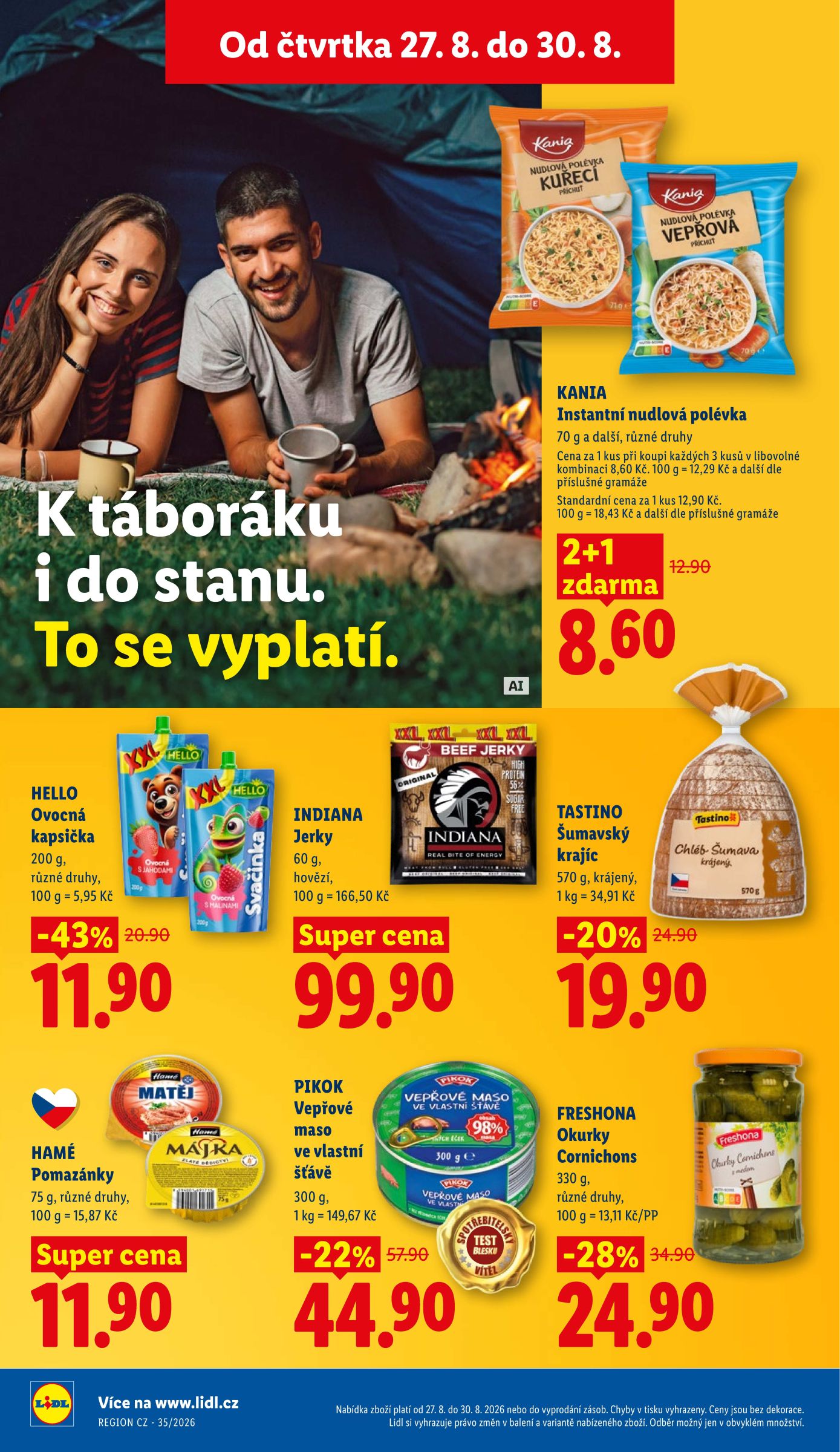 lidl - Lidl leták na příští týden od čtvrtka 27.08.2026 do neděle 30.08.2026 - page: 36