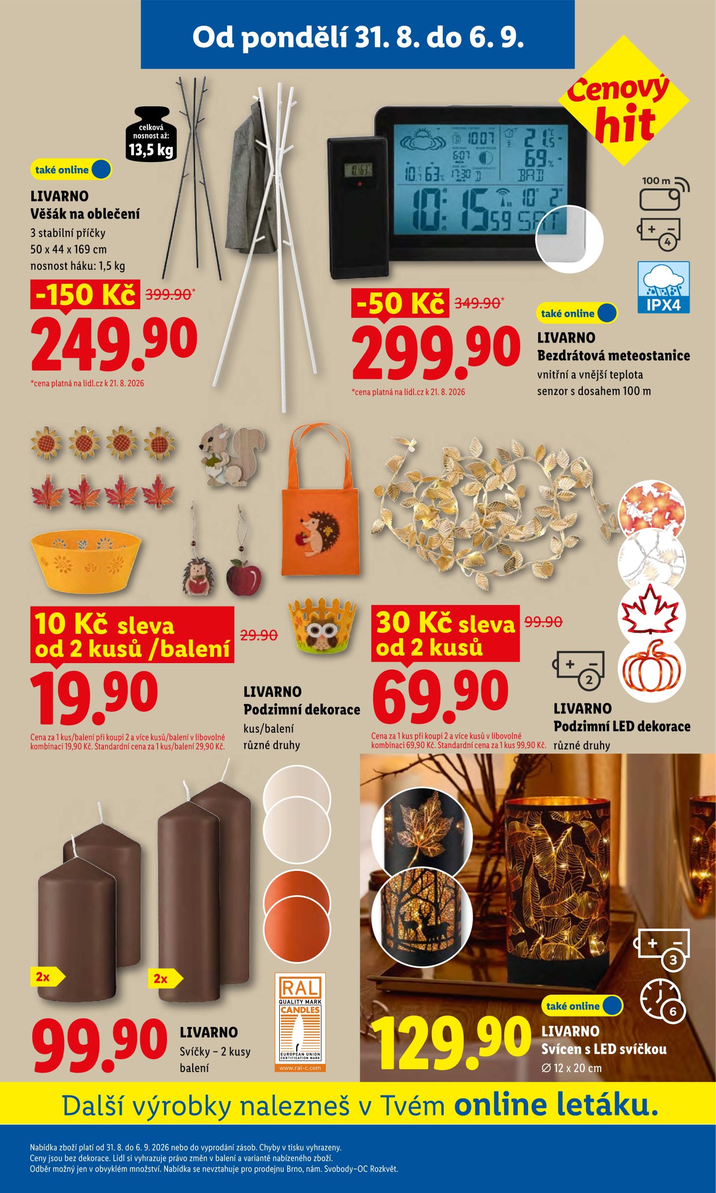 lidl - Lidl leták na příští týden od pondělí 31.08.2026 do středy 02.09.2026 - page: 39