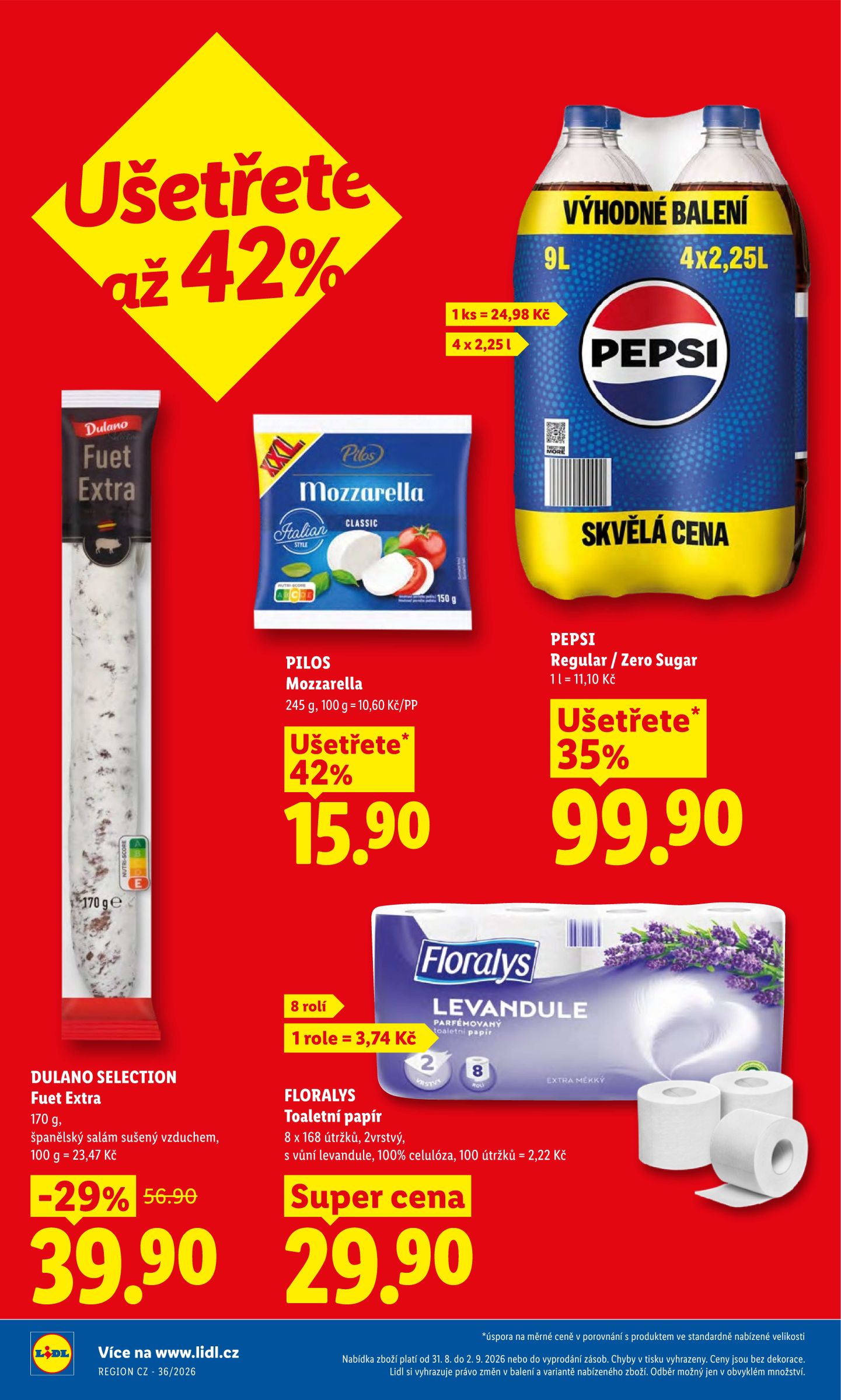 lidl - Lidl leták na příští týden od pondělí 31.08.2026 do středy 02.09.2026 - page: 2