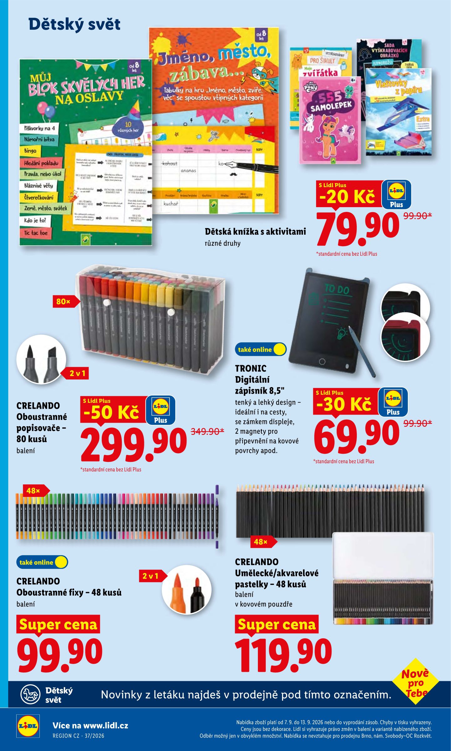 lidl - Lidl - Spotřební zboží leták na příští týden od pondělí 07.09.2026 do neděle 13.09.2026 - page: 10