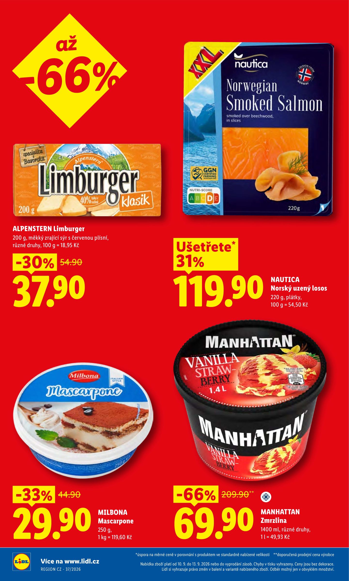lidl - Lidl leták na příští týden od čtvrtka 10.09.2026 do neděle 13.09.2026 - page: 4