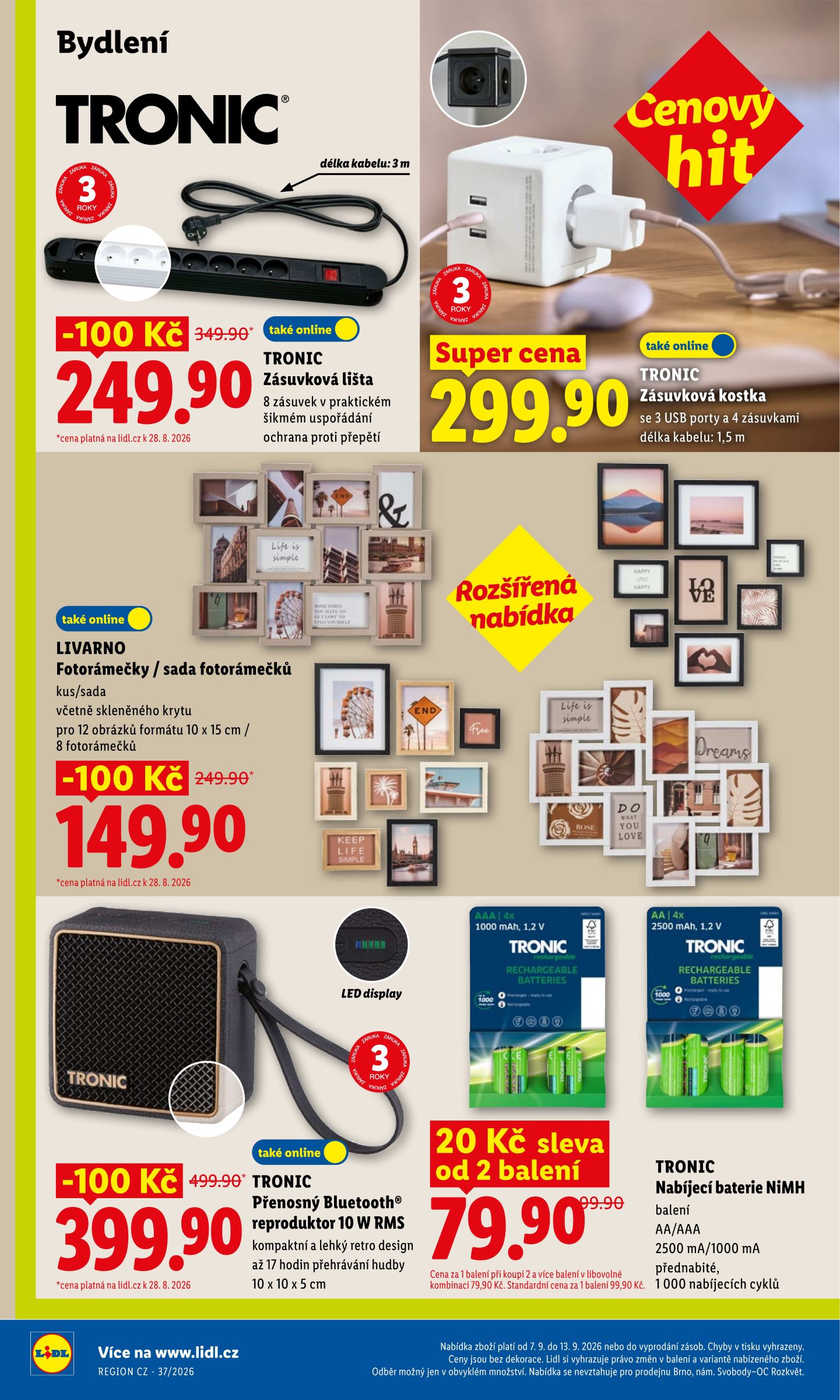 lidl - Lidl leták na příští týden od pondělí 07.09.2026 do středy 09.09.2026 - page: 40